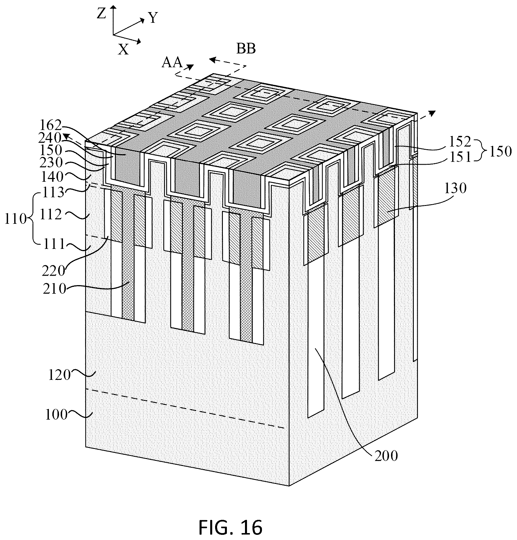 Patent US12610516 Figure 16 – Semiconductor structure and method making the same