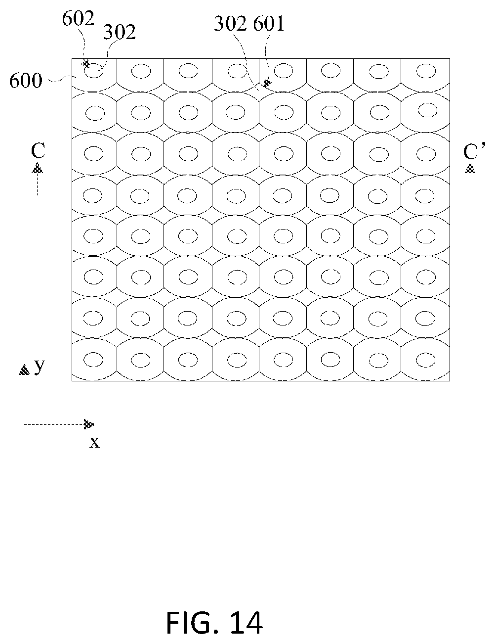 Patent US12610521 Figure 14 – Semiconductor memory having discrete active regions and method of making the same