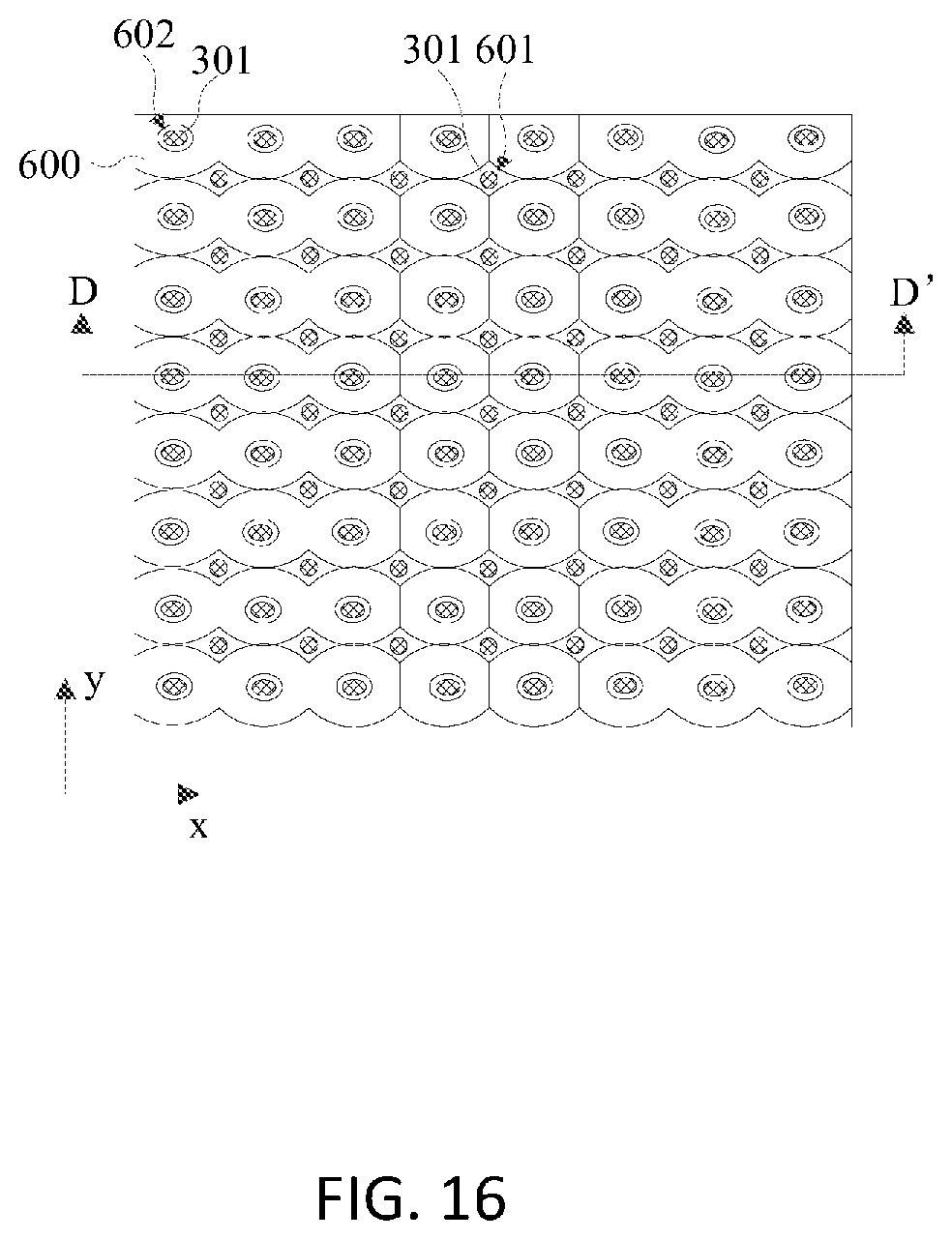 Patent US12610521 Figure 16 – Semiconductor memory having discrete active regions and method of making the same