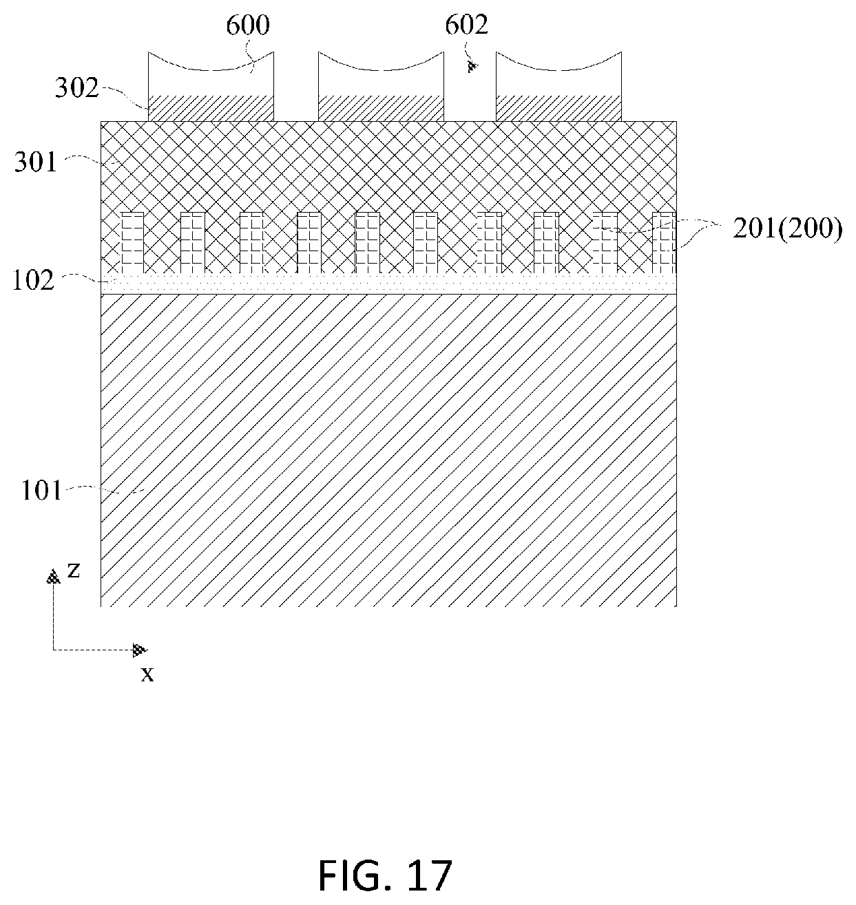 Patent US12610521 Figure 17 – Semiconductor memory having discrete active regions and method of making the same