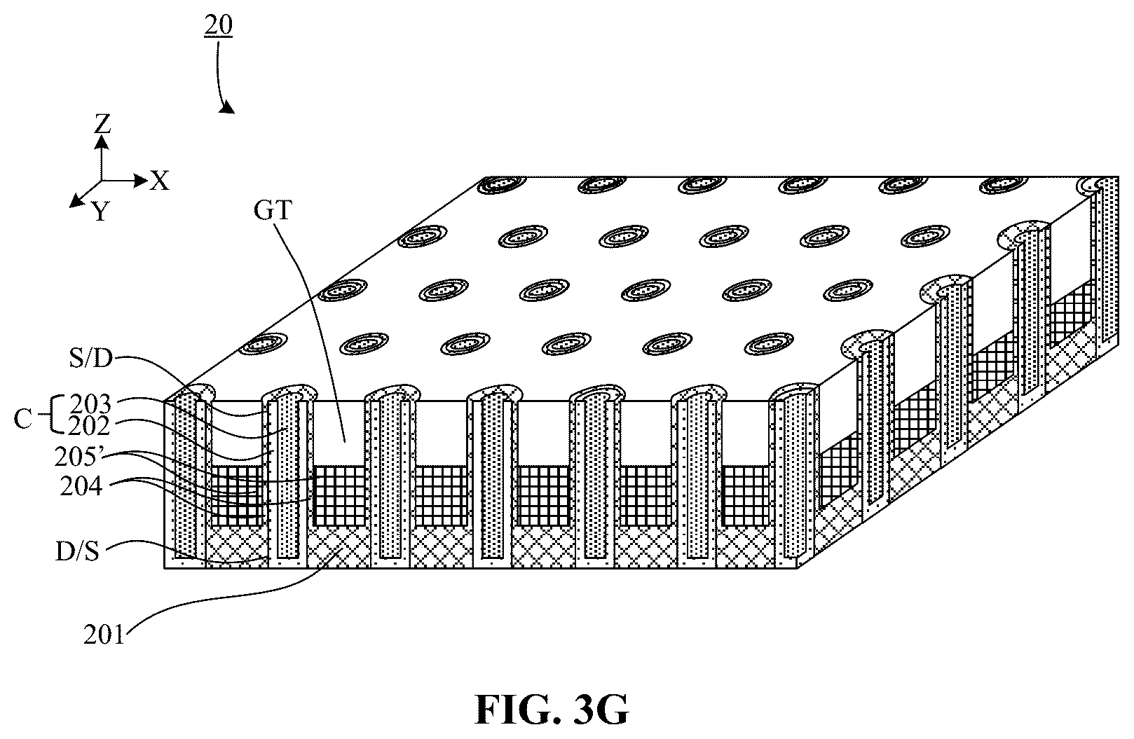 Patent US12610525 Figure 10 – Semiconductor structure, method for manufacturing semiconductor structure, memory and method for manufacturing memory