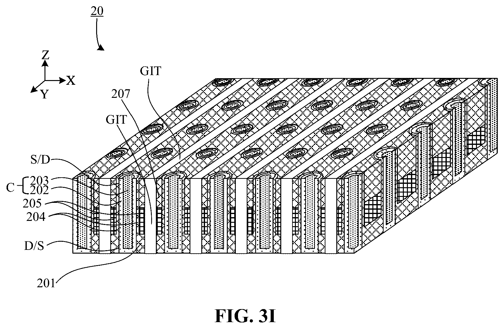 Patent US12610525 Figure 12 – Semiconductor structure, method for manufacturing semiconductor structure, memory and method for manufacturing memory