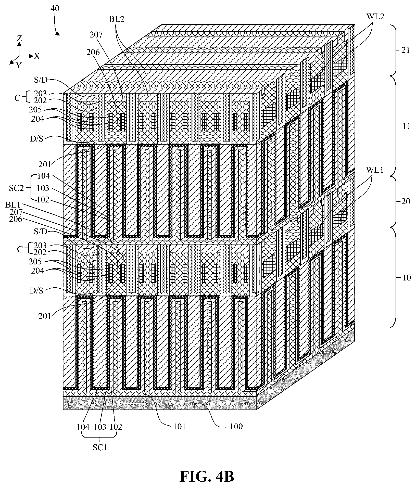 Patent US12610525 Figure 15 – Semiconductor structure, method for manufacturing semiconductor structure, memory and method for manufacturing memory