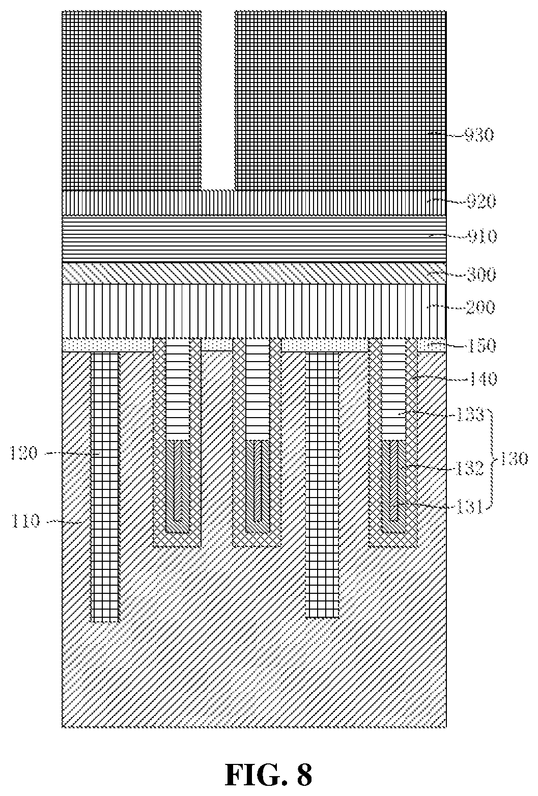 Patent US12610526 Figure 8 – Semiconductor structure and method for manufacturing semiconductor structure