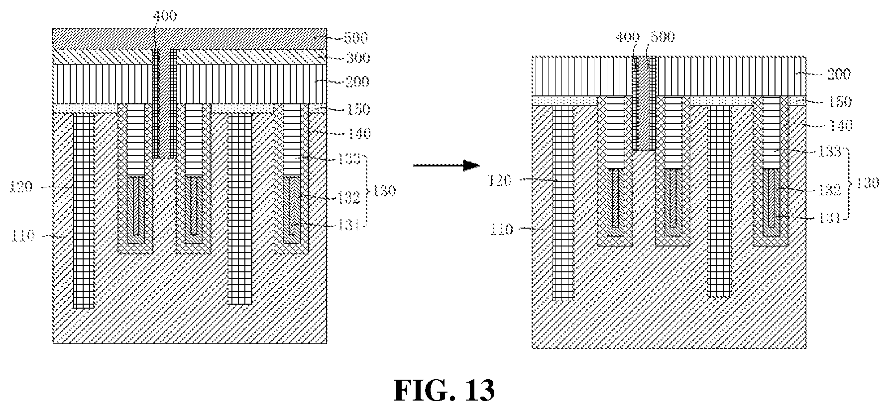 Patent US12610526 Figure 13 – Semiconductor structure and method for manufacturing semiconductor structure