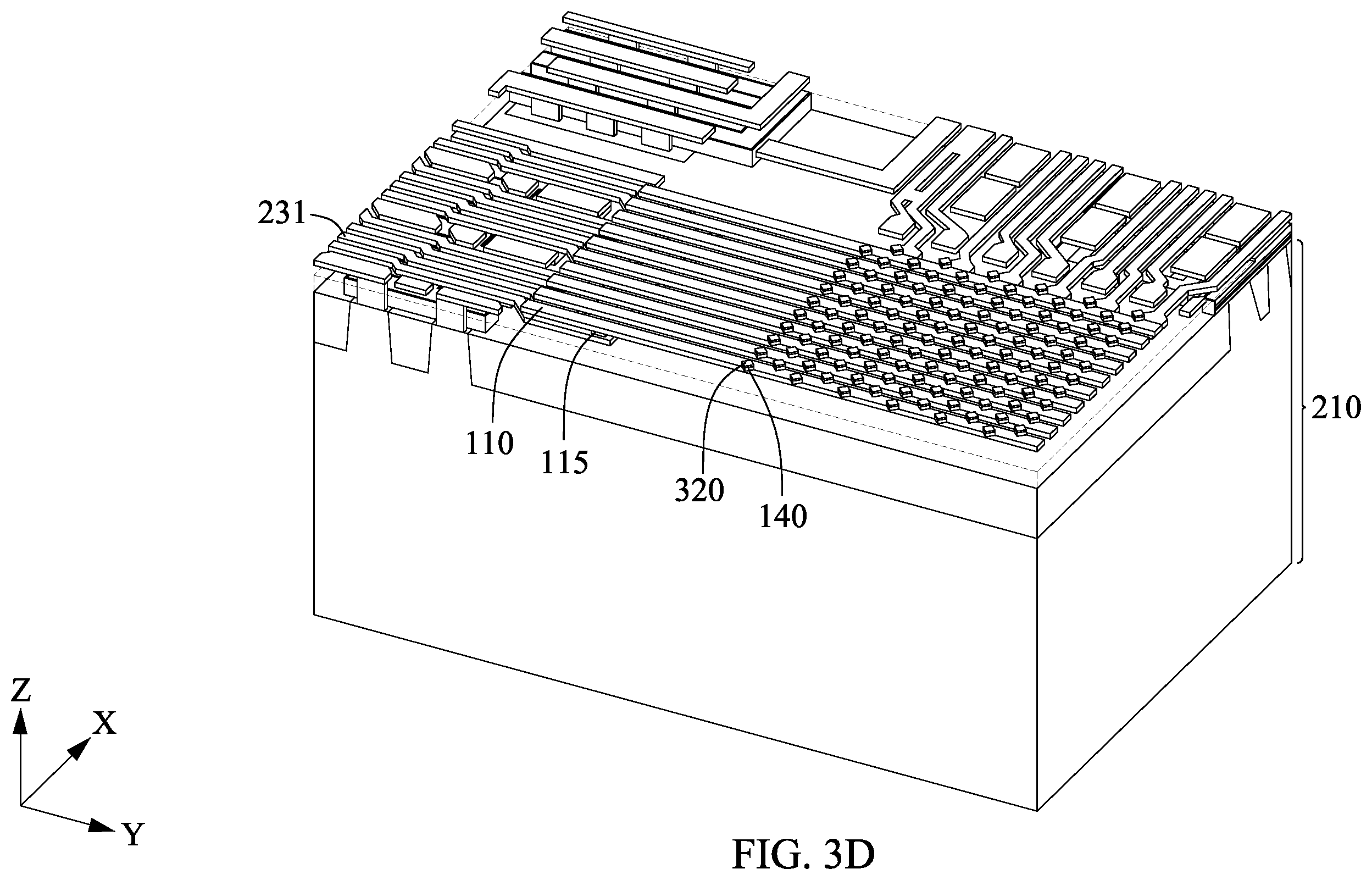 Patent US12610531 Figure 9 – Semiconductor device having trench capacitors formed on channel structures and methods for manufacturing the same