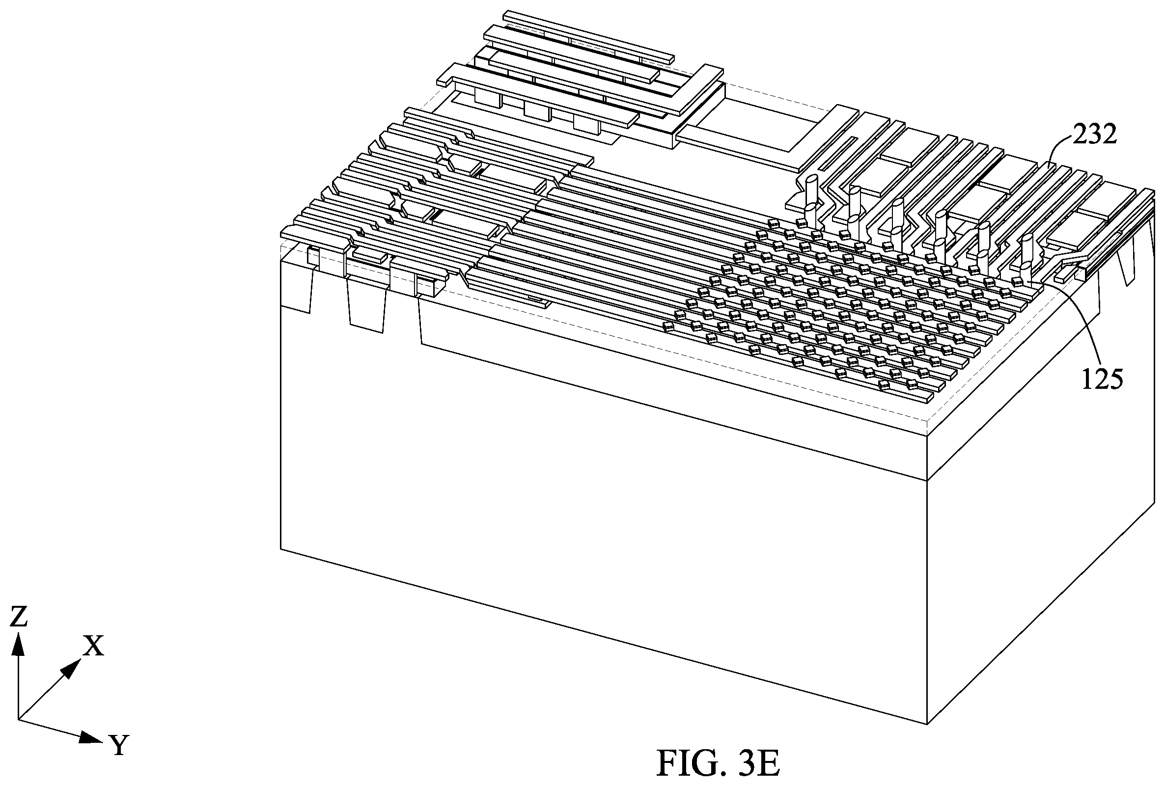 Patent US12610531 Figure 10 – Semiconductor device having trench capacitors formed on channel structures and methods for manufacturing the same