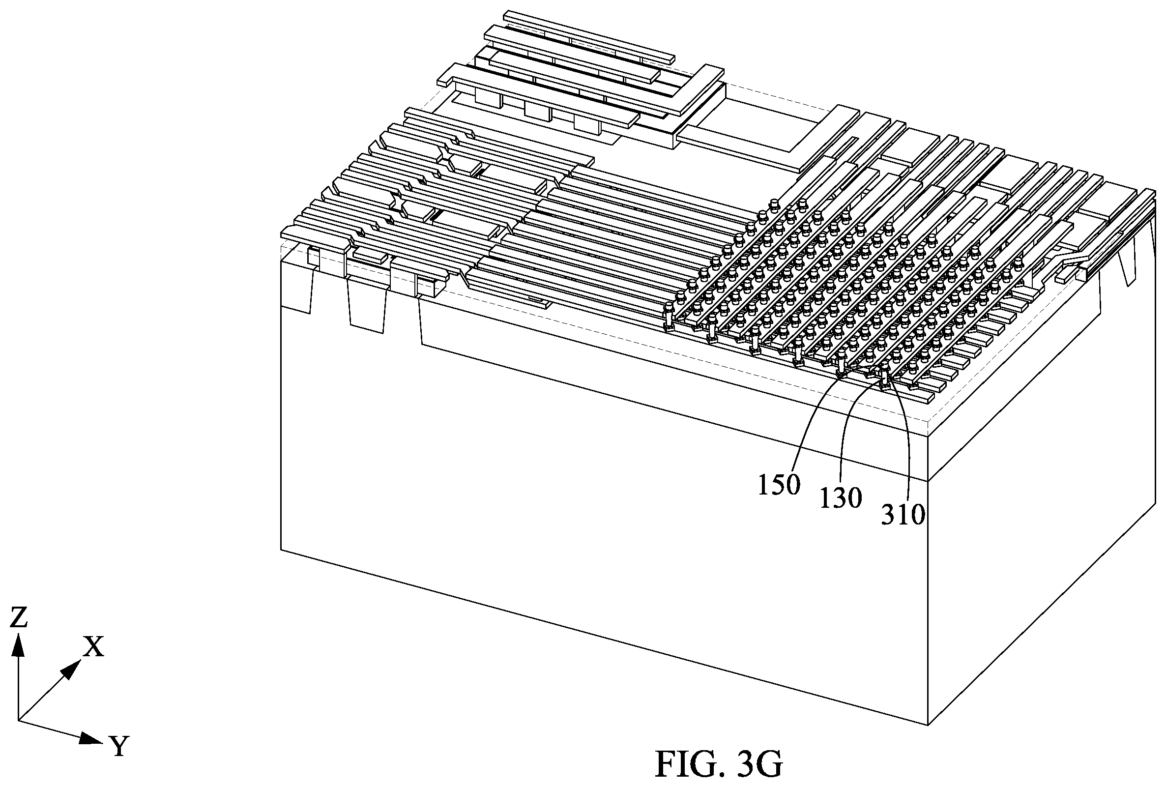 Patent US12610531 Figure 12 – Semiconductor device having trench capacitors formed on channel structures and methods for manufacturing the same