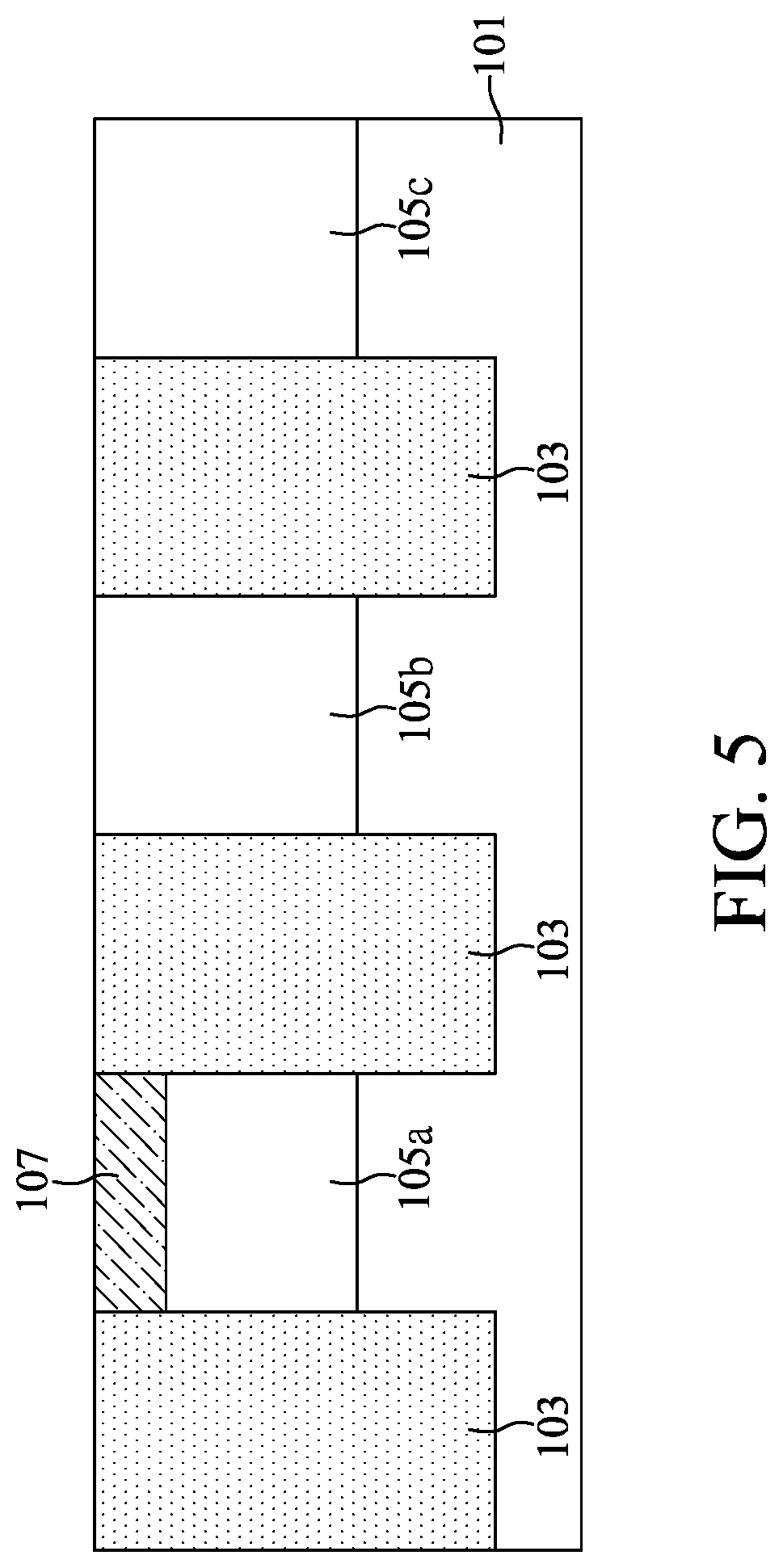 Patent US12610534 Figure 5 – Memory device with air gap and method for preparing the same