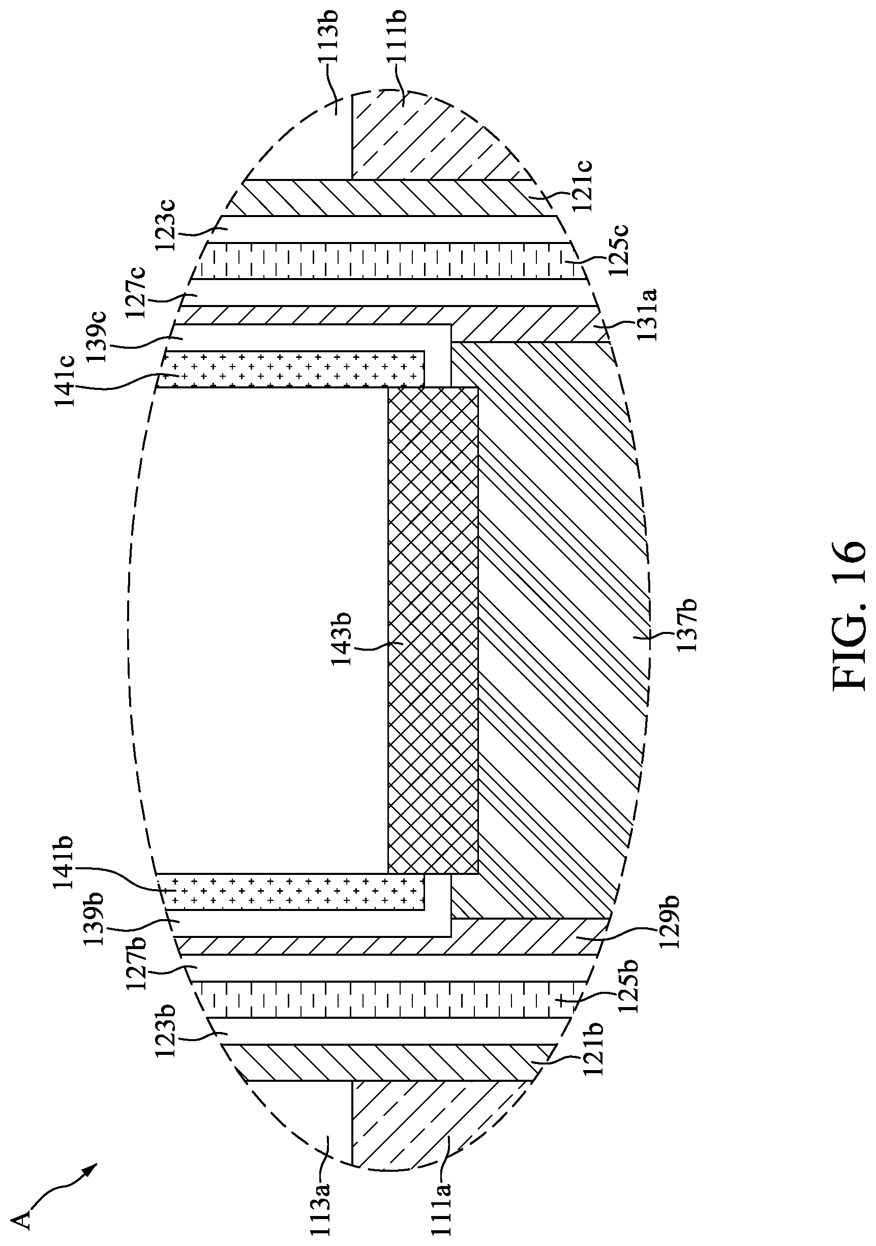 Patent US12610534 Figure 16 – Memory device with air gap and method for preparing the same