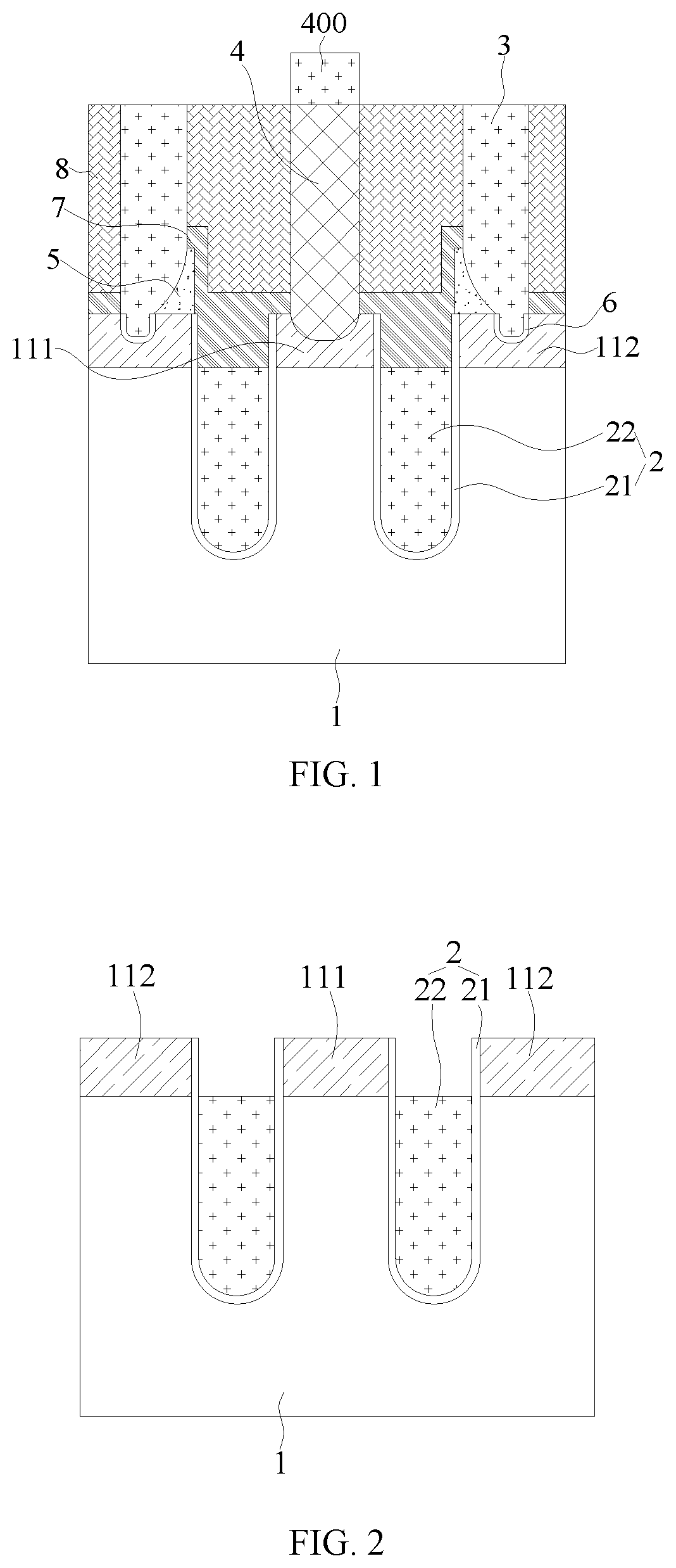 Patent US12610537 Figure 1 – Semiconductor structure with buffer layer between conductive contact and word line and method for forming the same, and memory