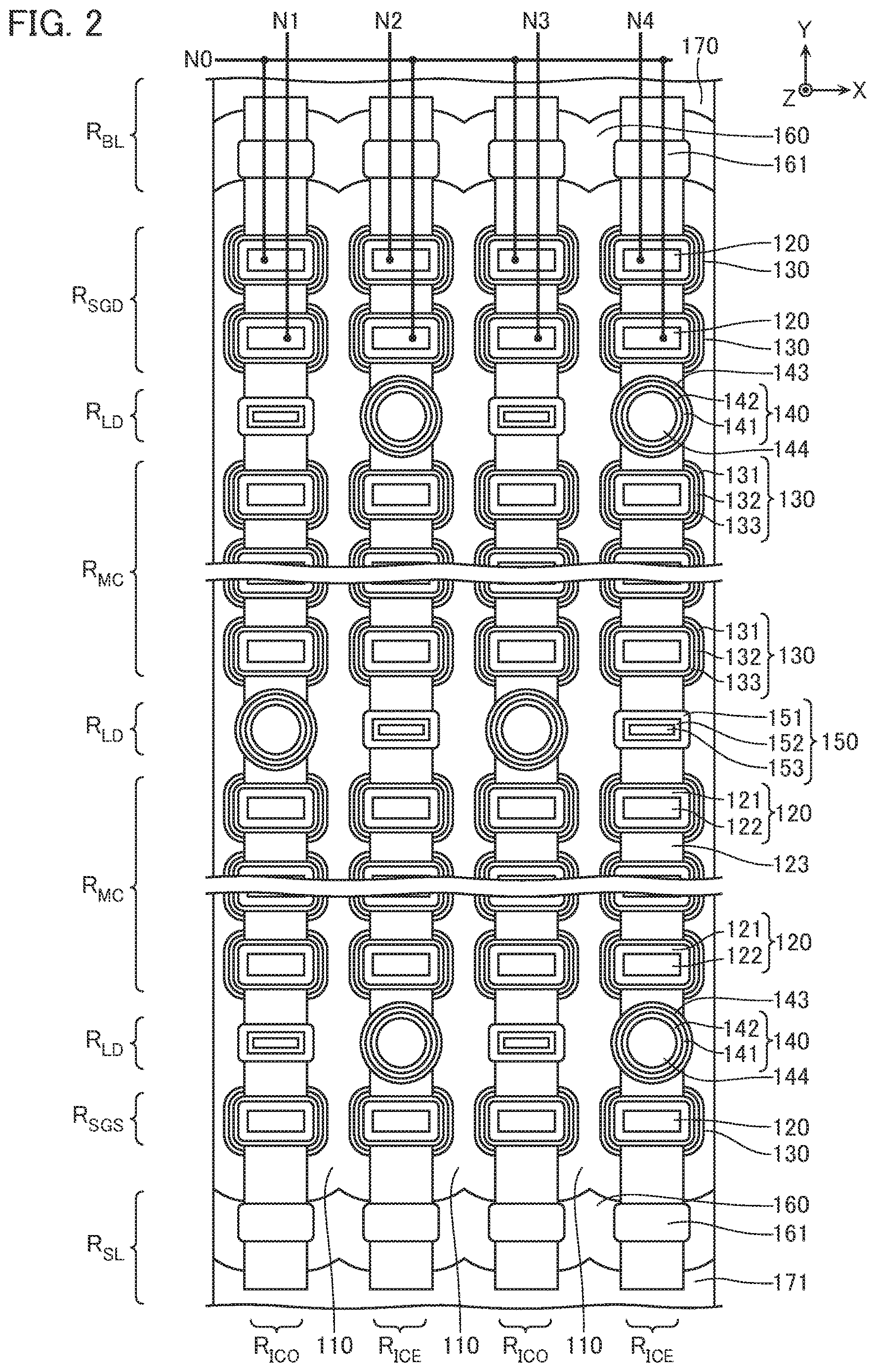 Patent US12610542 Figure 2 – Semiconductor memory device