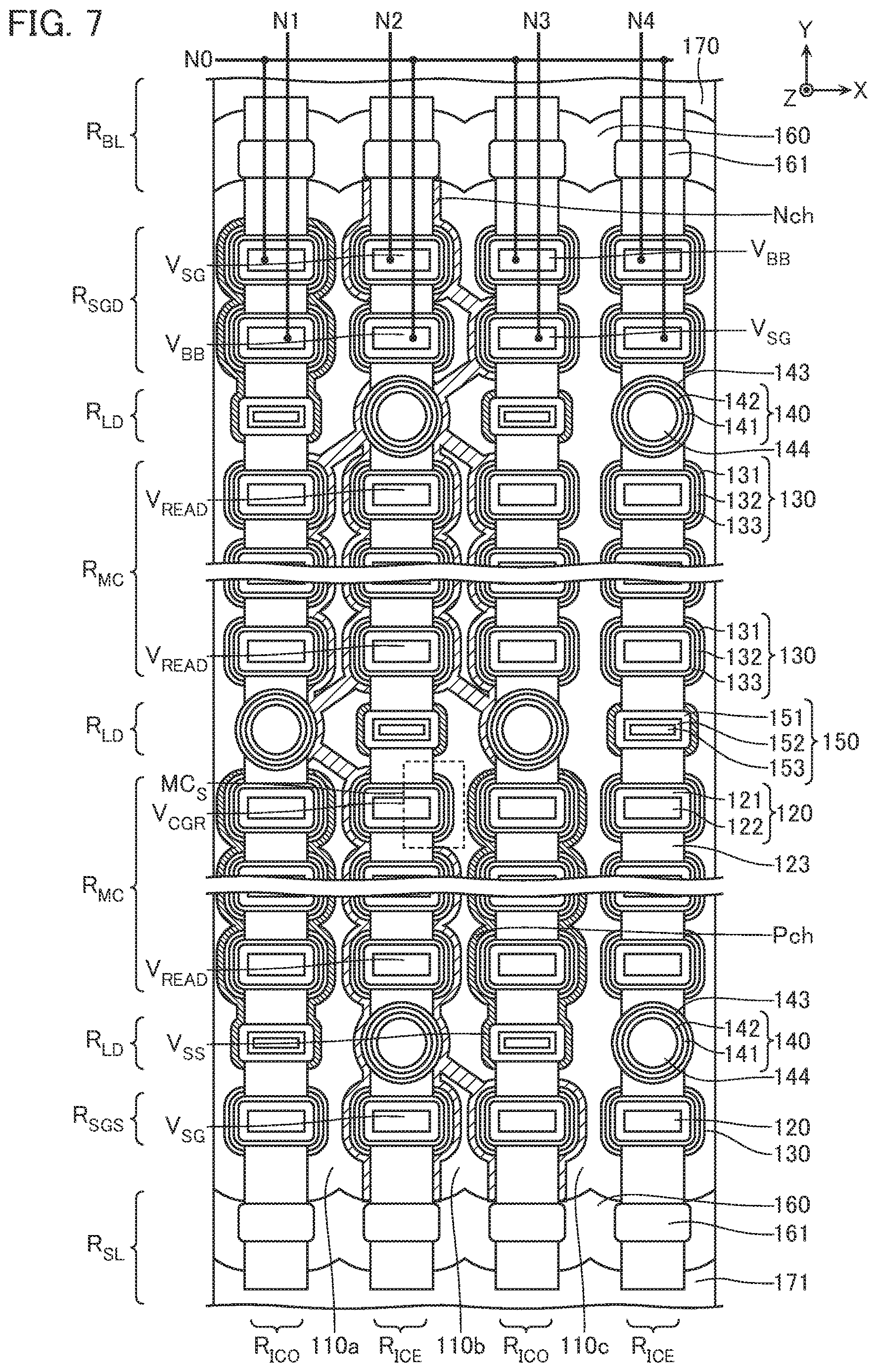 Patent US12610542 Figure 6 – Semiconductor memory device