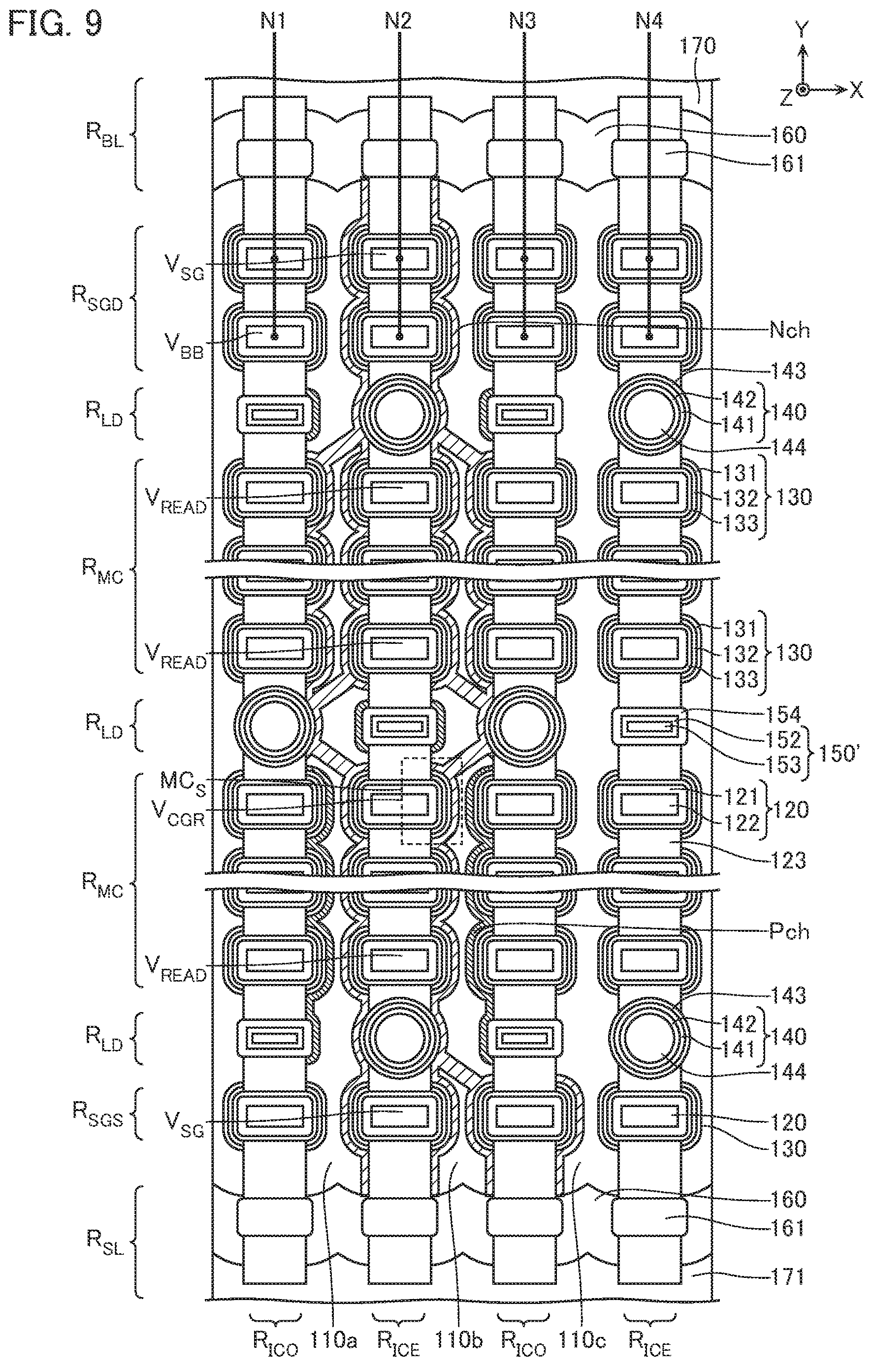 Patent US12610542 Figure 8 – Semiconductor memory device