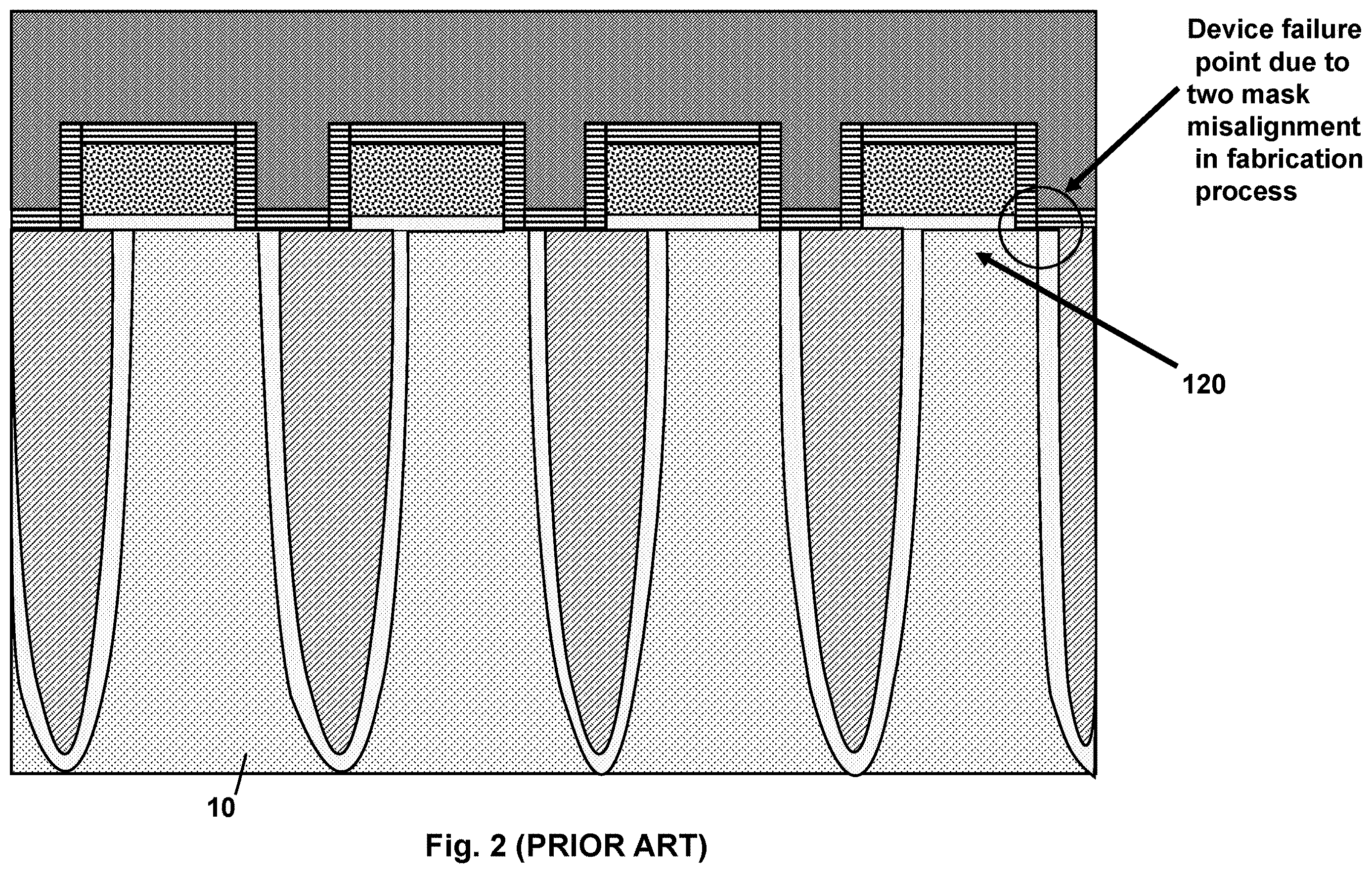 Patent US12610543 Figure 2 – Self-aligned floating gate formation in nonvolatile memory device fabrication
