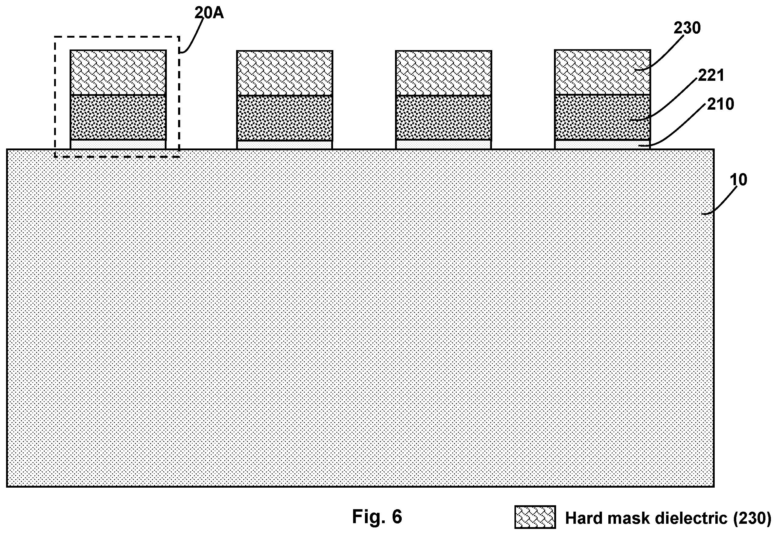 Patent US12610543 Figure 6 – Self-aligned floating gate formation in nonvolatile memory device fabrication