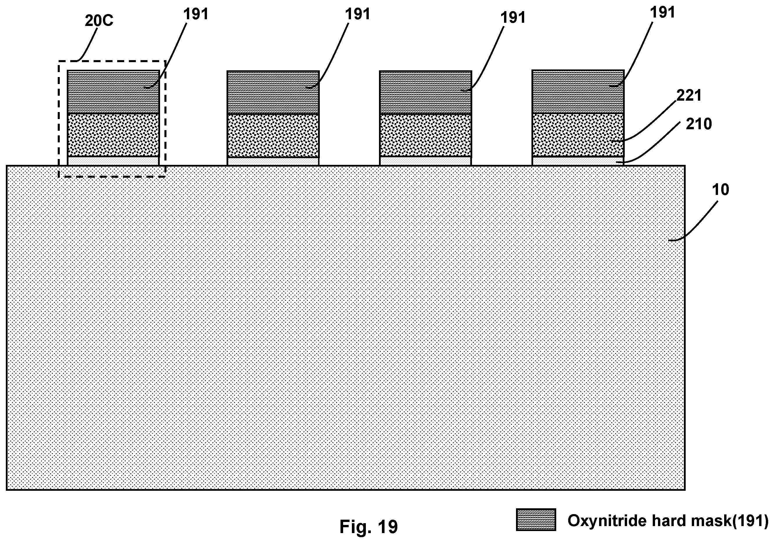 Patent US12610543 Figure 19 – Self-aligned floating gate formation in nonvolatile memory device fabrication