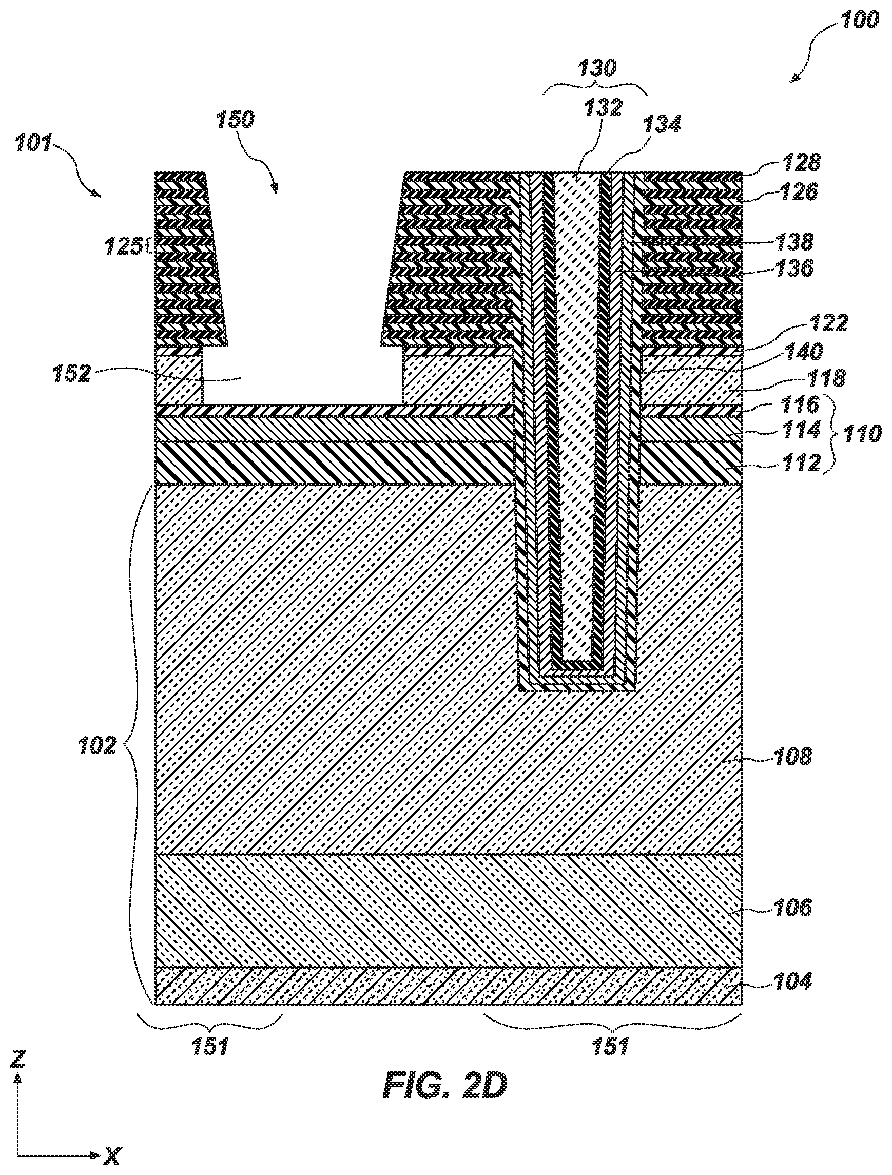 Patent US12610546 Figure 5 – Electronic devices including an implant structure, for protection against corrosion, and related systems and methods