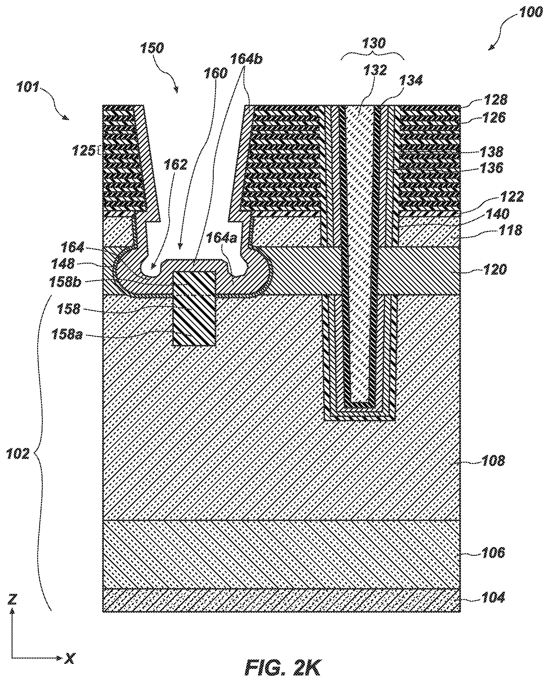 Patent US12610546 Figure 12 – Electronic devices including an implant structure, for protection against corrosion, and related systems and methods