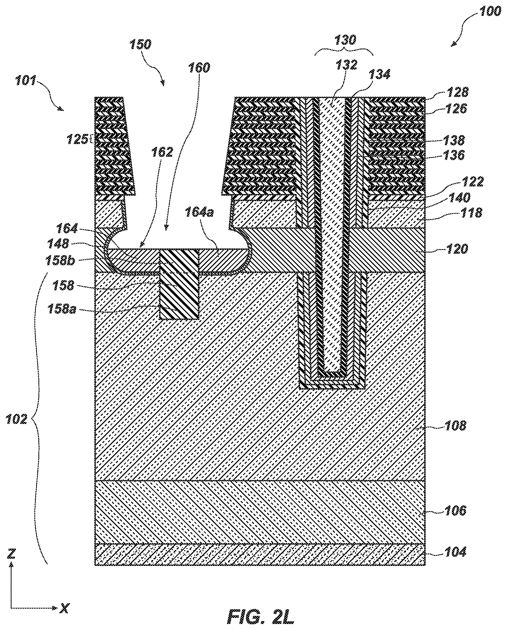 Patent US12610546 Figure 13 – Electronic devices including an implant structure, for protection against corrosion, and related systems and methods