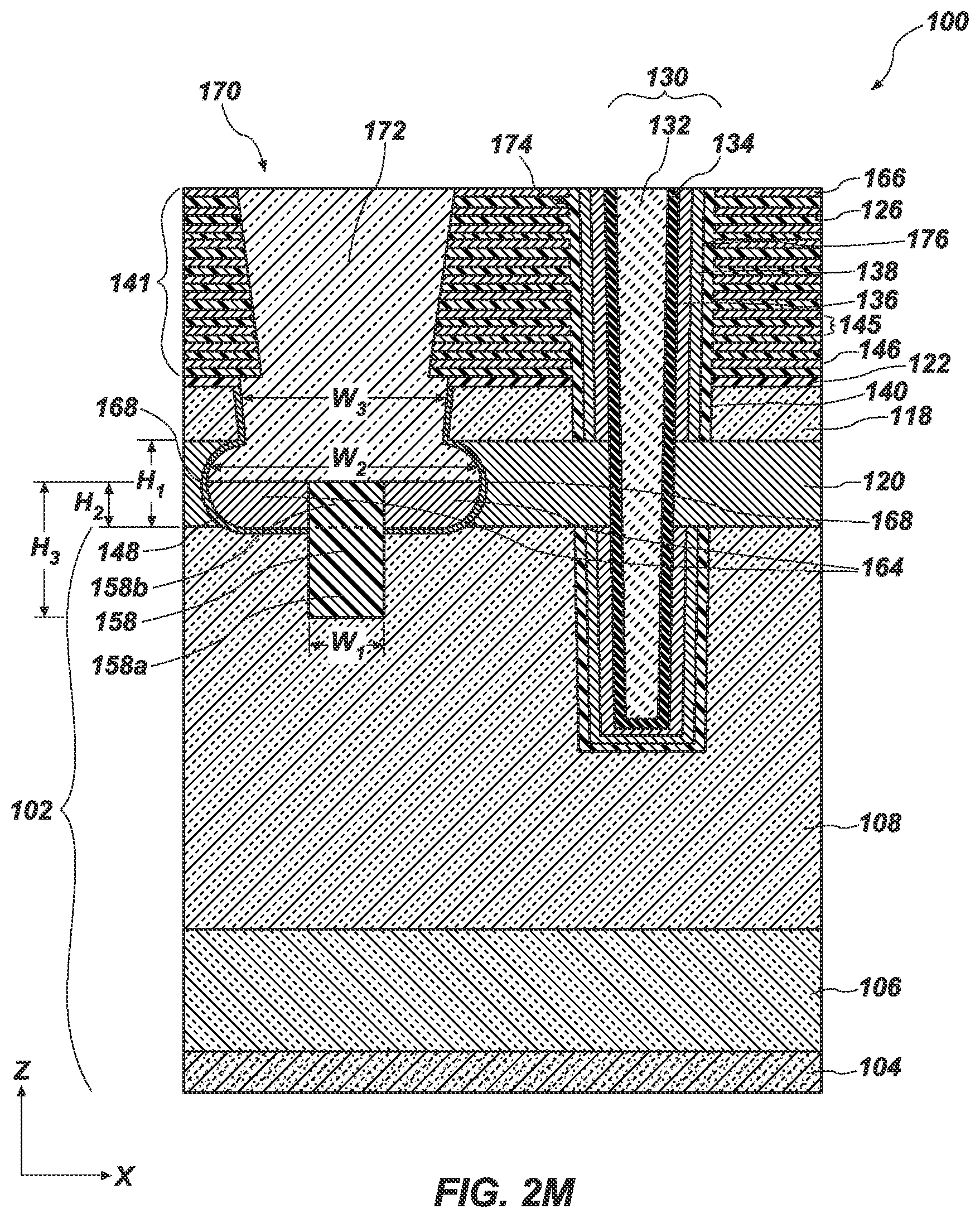 Patent US12610546 Figure 14 – Electronic devices including an implant structure, for protection against corrosion, and related systems and methods
