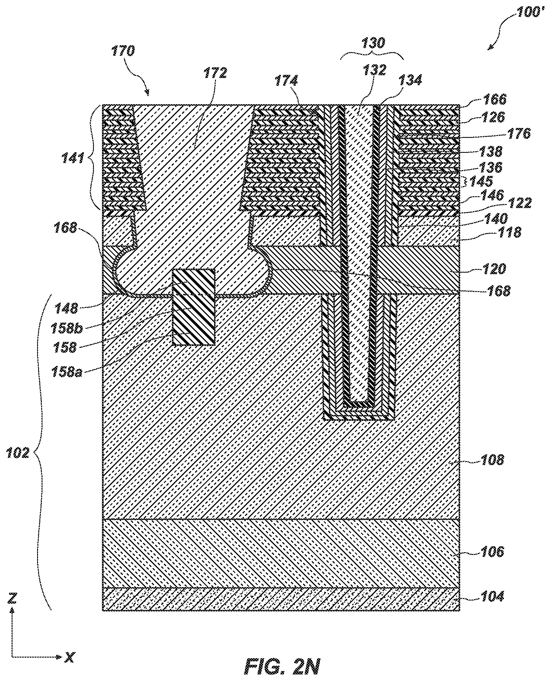 Patent US12610546 Figure 15 – Electronic devices including an implant structure, for protection against corrosion, and related systems and methods