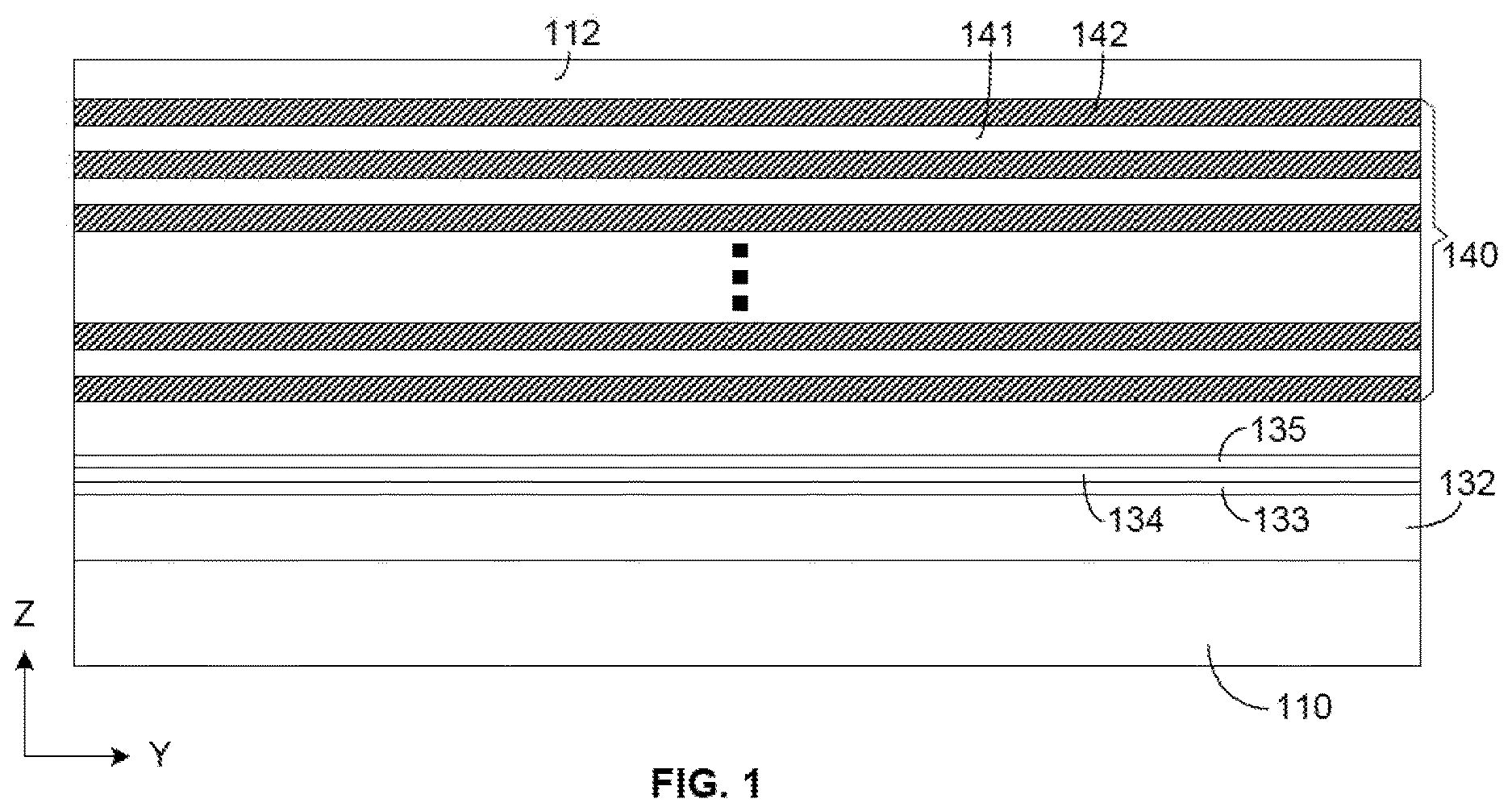 Patent US12610548 Figure 1 – Three-dimensional memory device and fabrication method