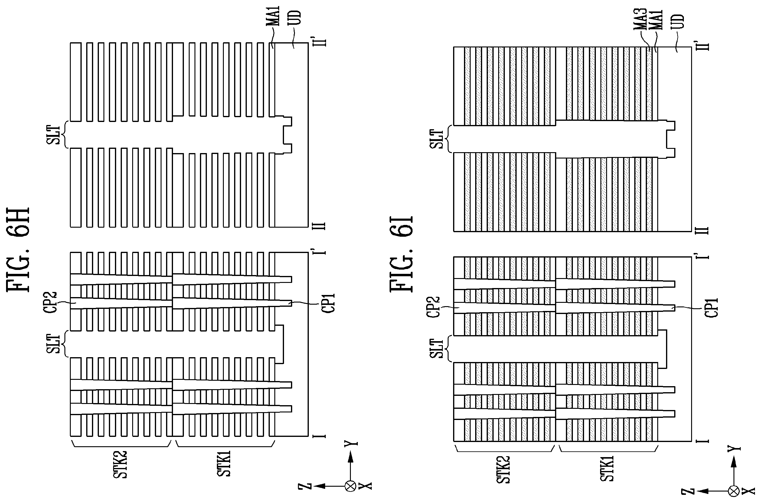 Patent US12610550 Figure 9 – Memory device with defect-free slits
