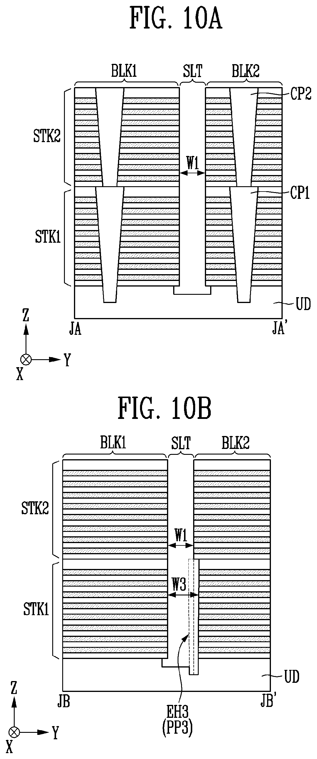 Patent US12610550 Figure 14 – Memory device with defect-free slits