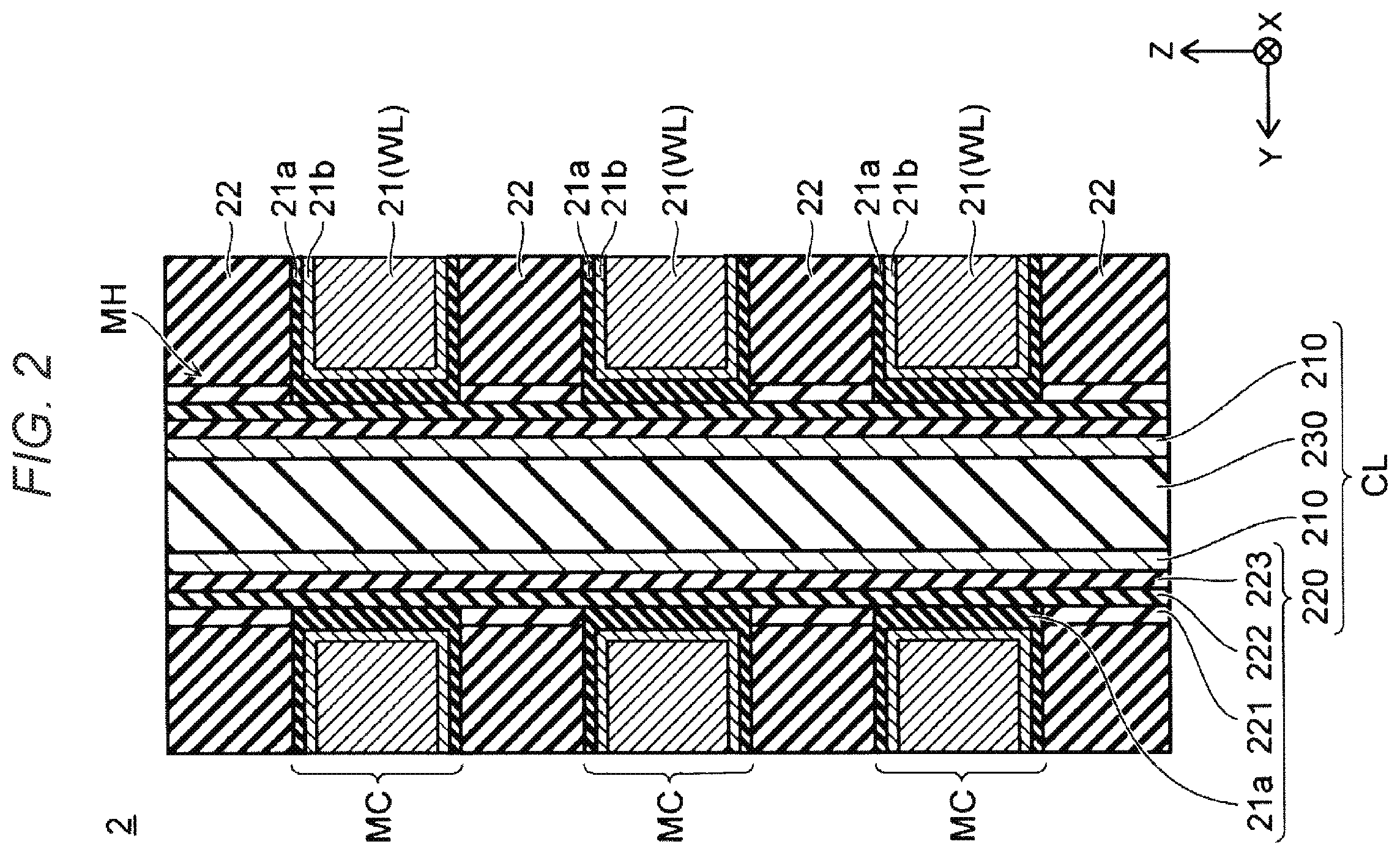 Patent US12610551 Figure 2 – Semiconductor storage device