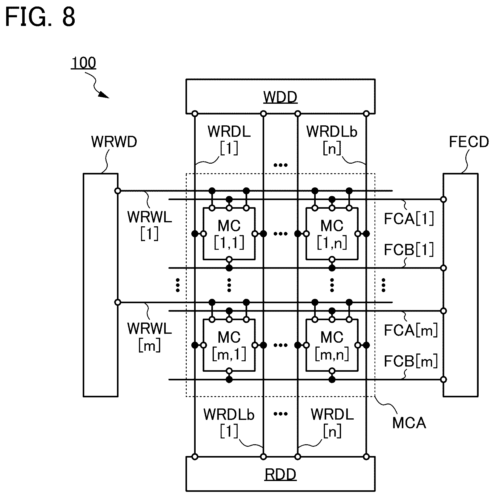 Patent US12610553 Figure 8 – Semiconductor device and electronic device