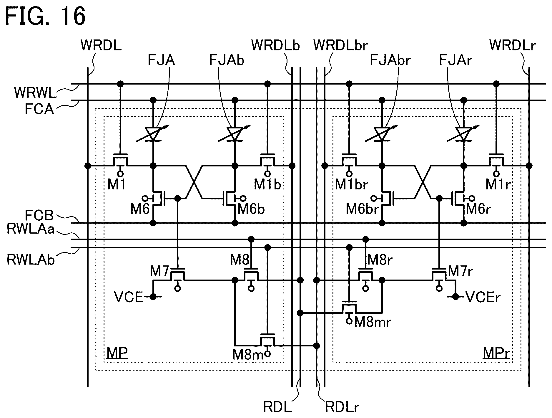 Patent US12610553 Figure 16 – Semiconductor device and electronic device