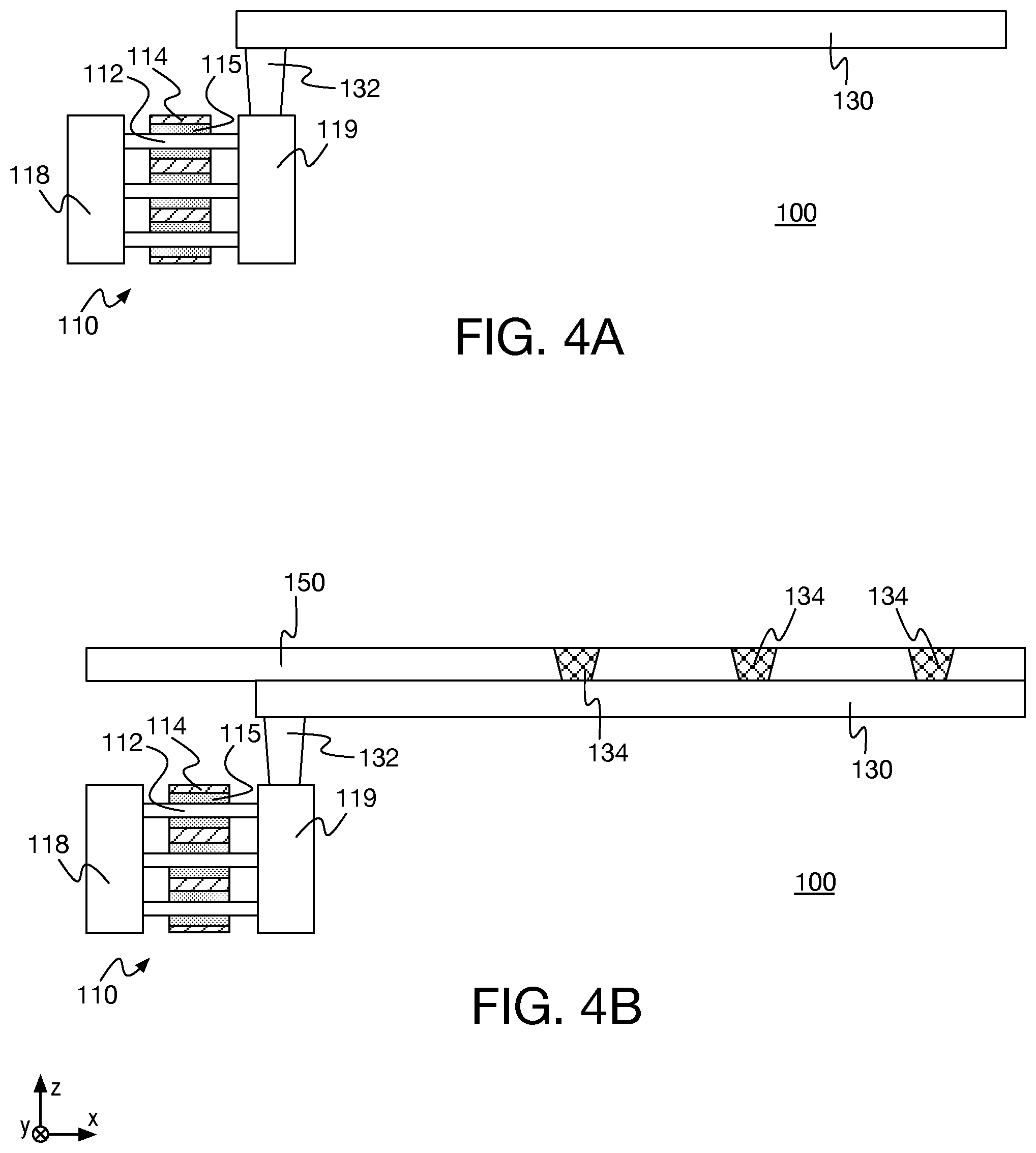 Patent US12610554 Figure 4 – Multi-storage element single-transistor crosspoint memory systems at low temperatures