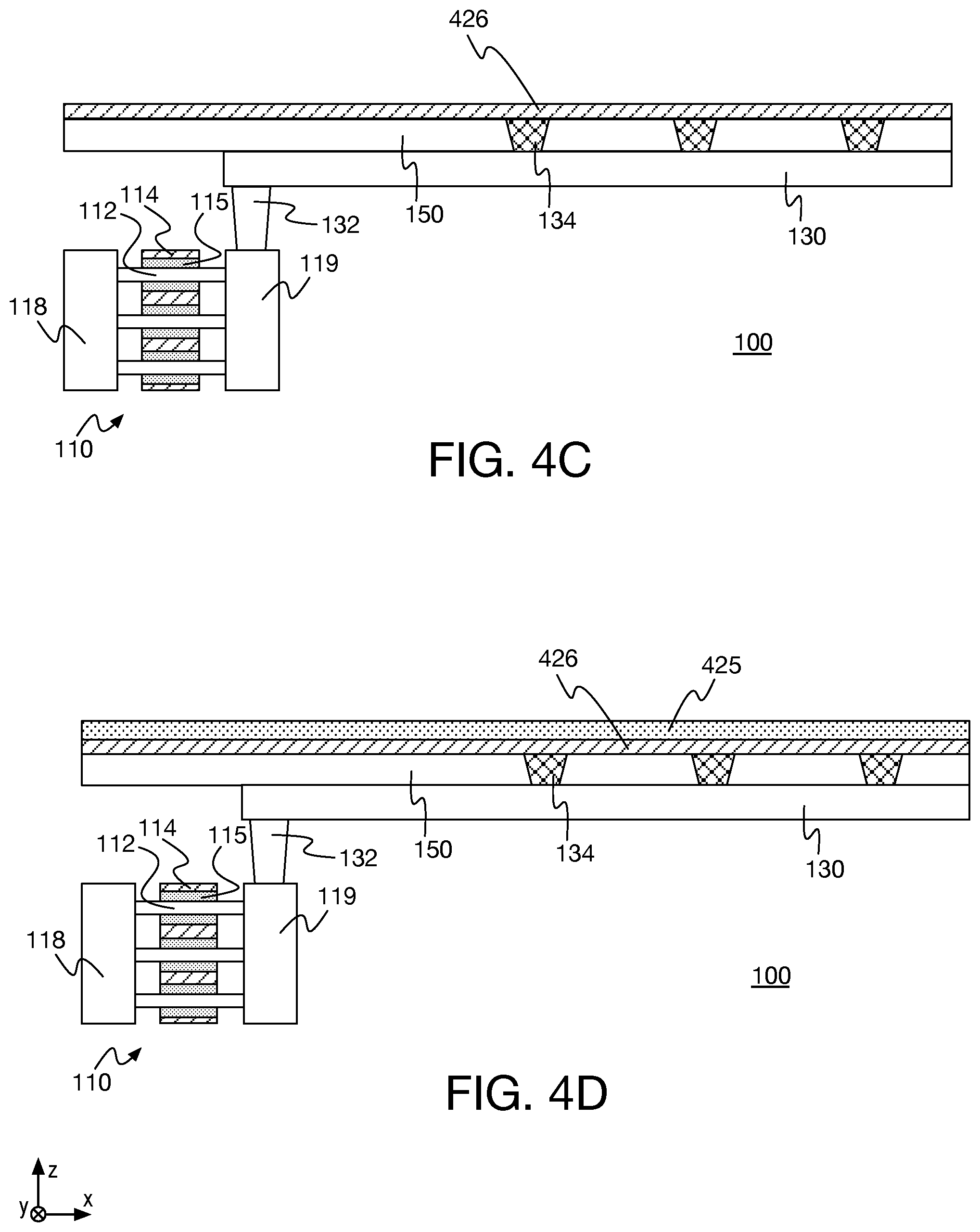 Patent US12610554 Figure 5 – Multi-storage element single-transistor crosspoint memory systems at low temperatures