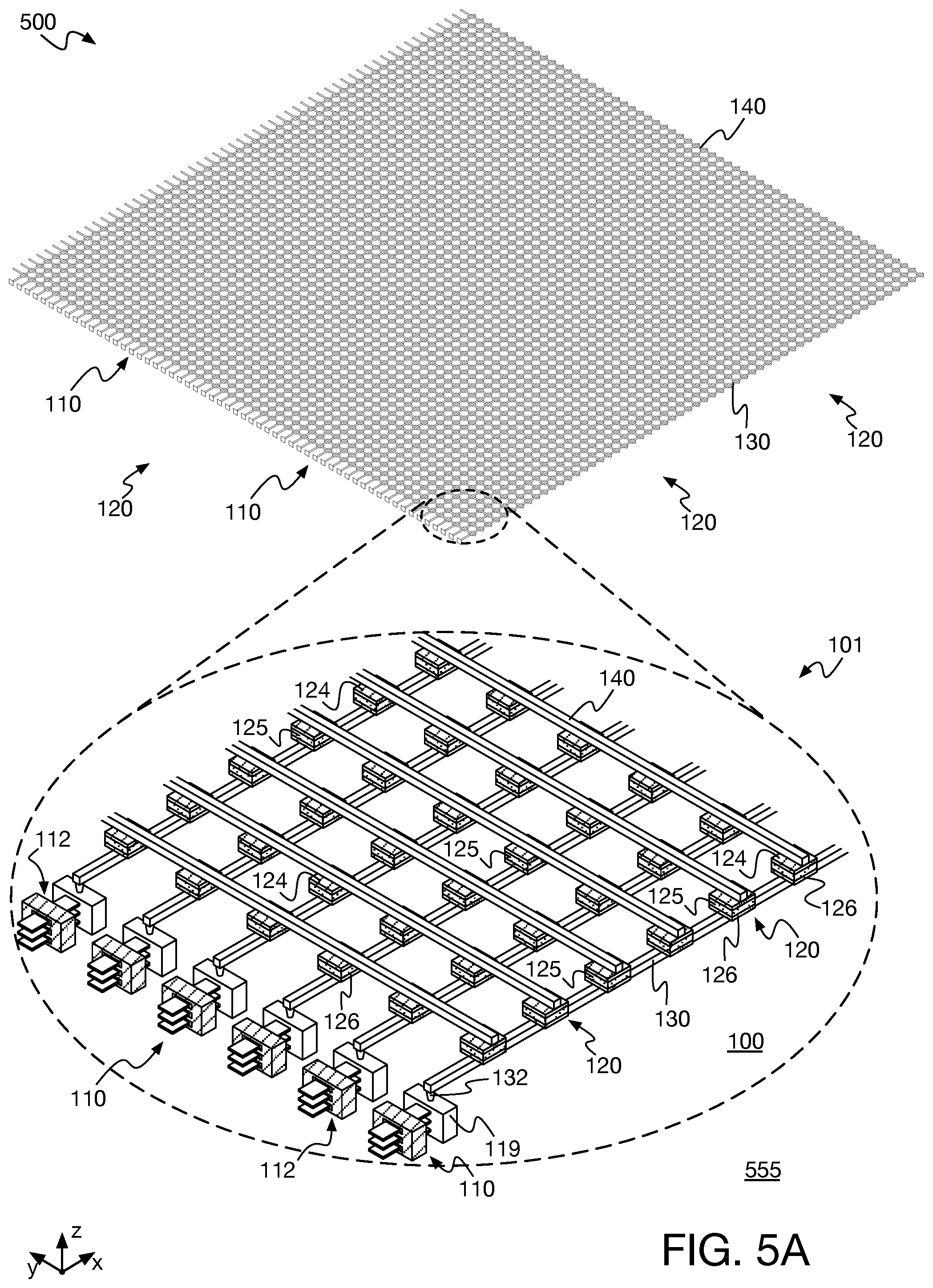 Patent US12610554 Figure 8 – Multi-storage element single-transistor crosspoint memory systems at low temperatures