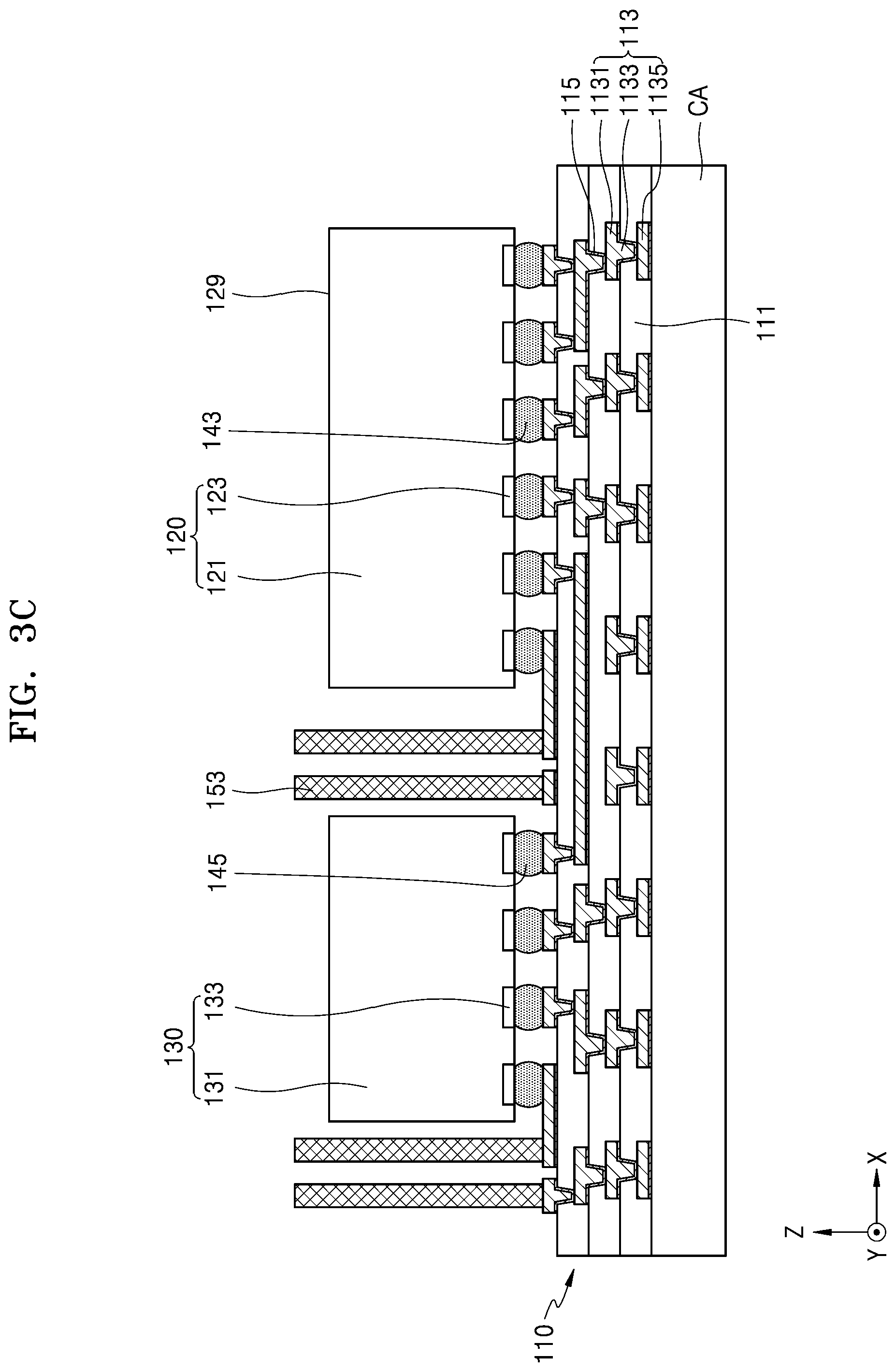Patent US12610560 Figure 5 – Semiconductor package