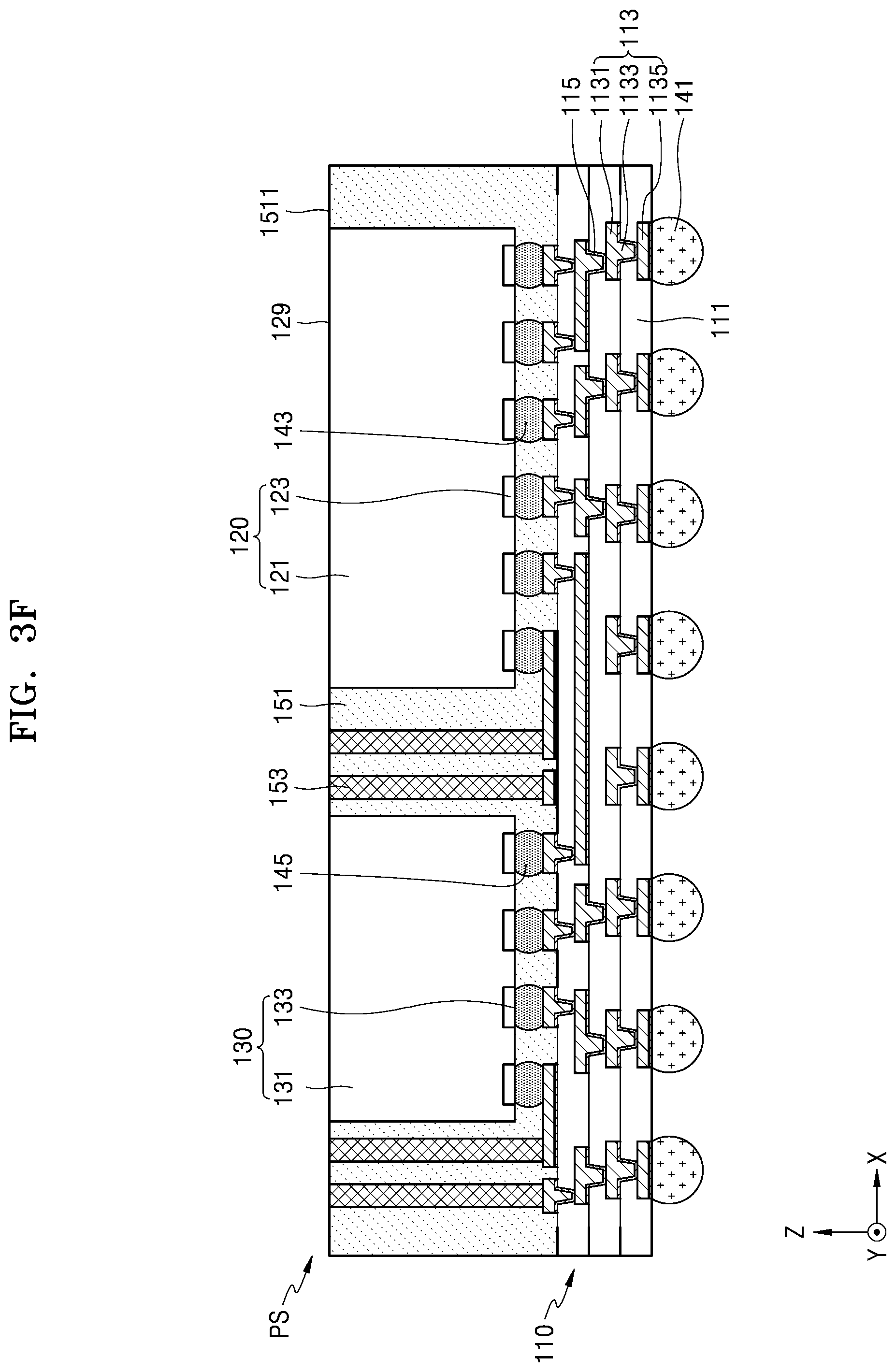 Patent US12610560 Figure 8 – Semiconductor package