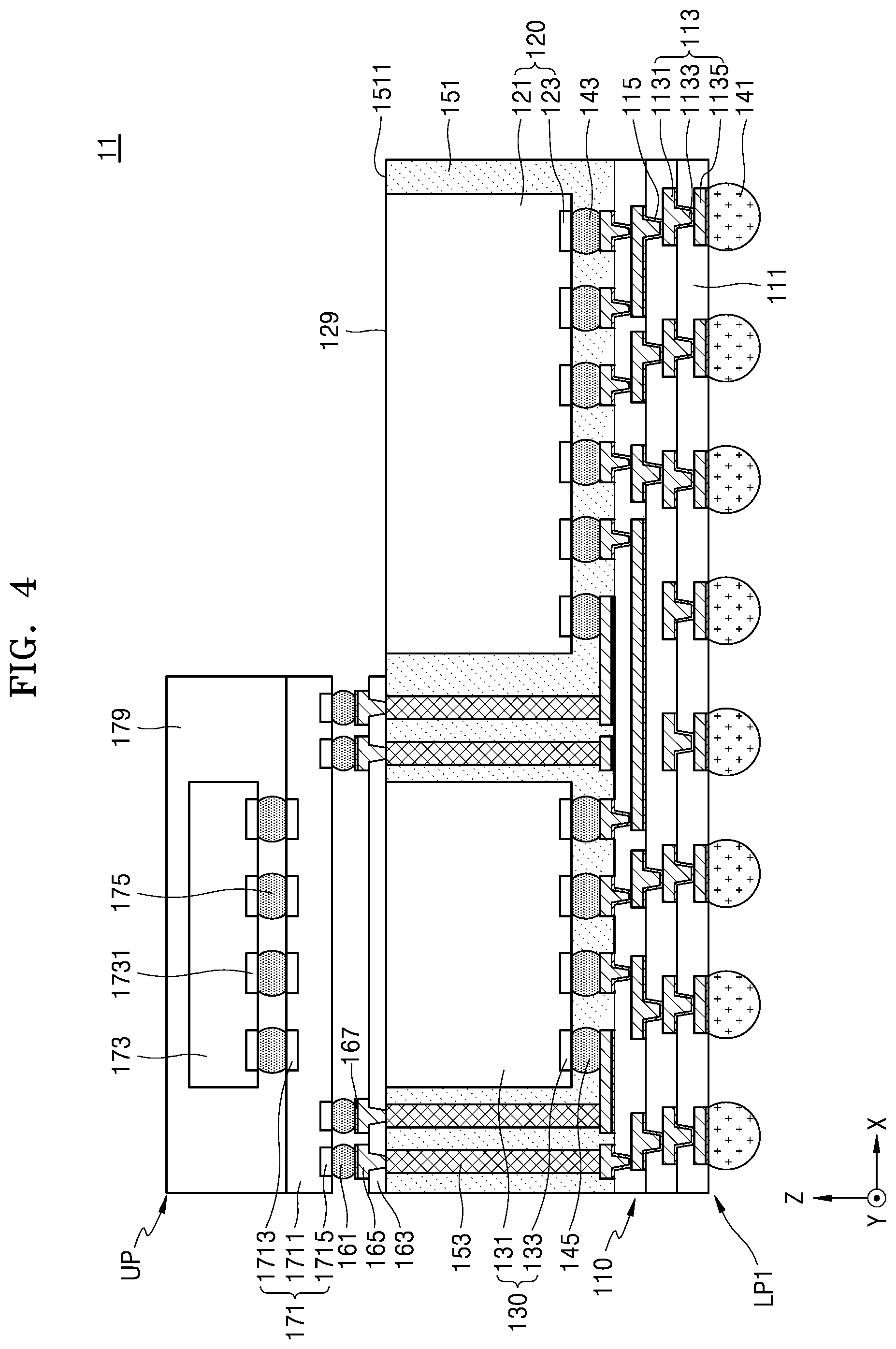 Patent US12610560 Figure 10 – Semiconductor package