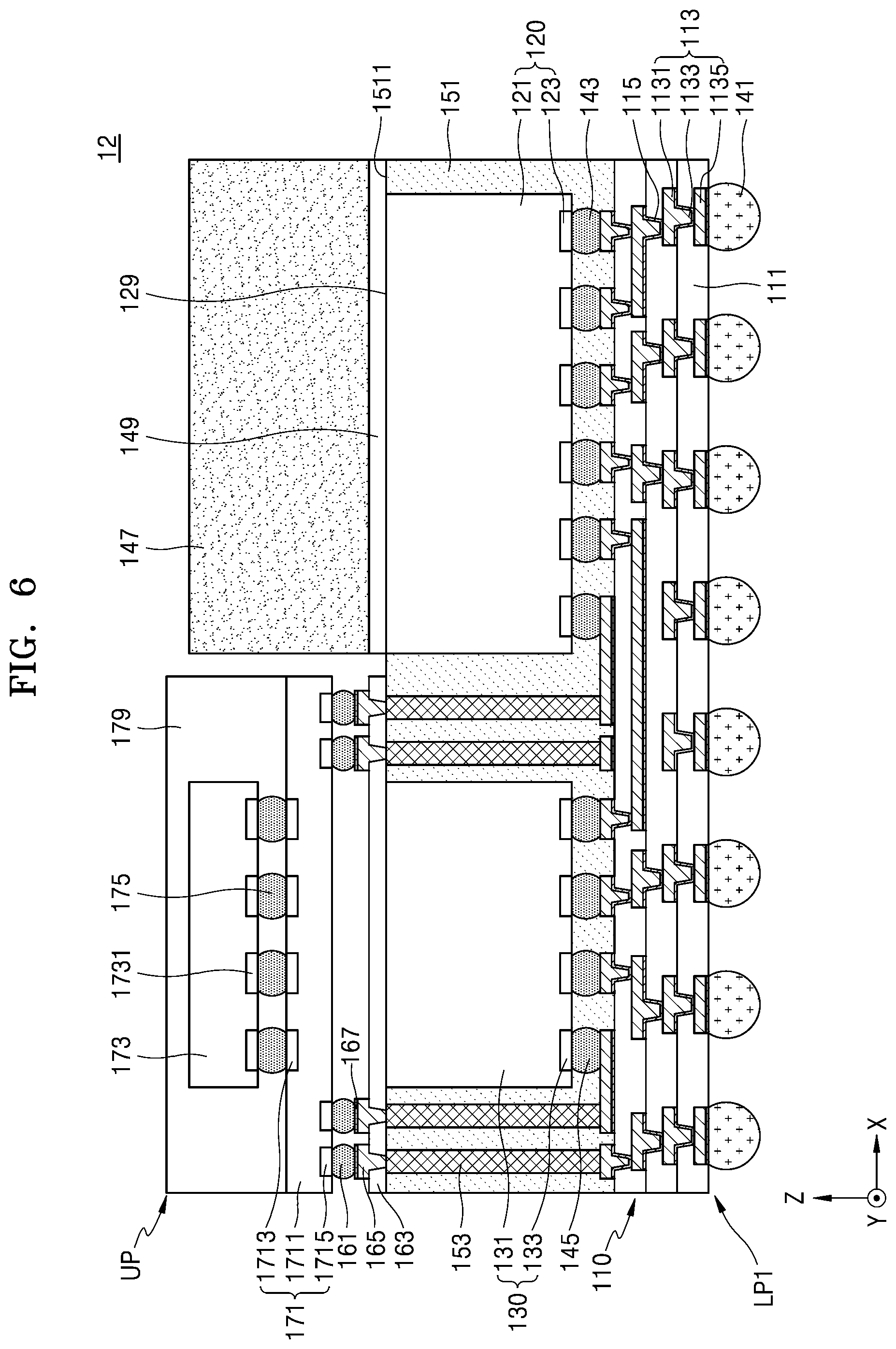 Patent US12610560 Figure 13 – Semiconductor package