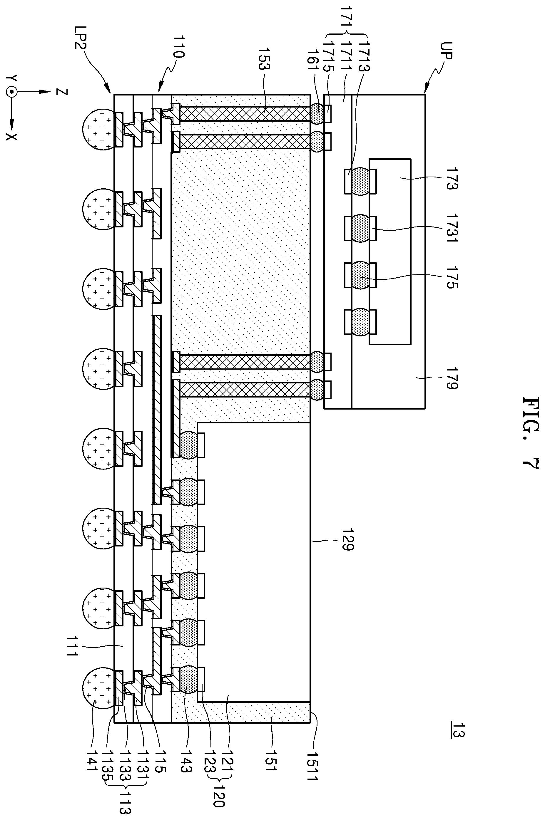 Patent US12610560 Figure 14 – Semiconductor package