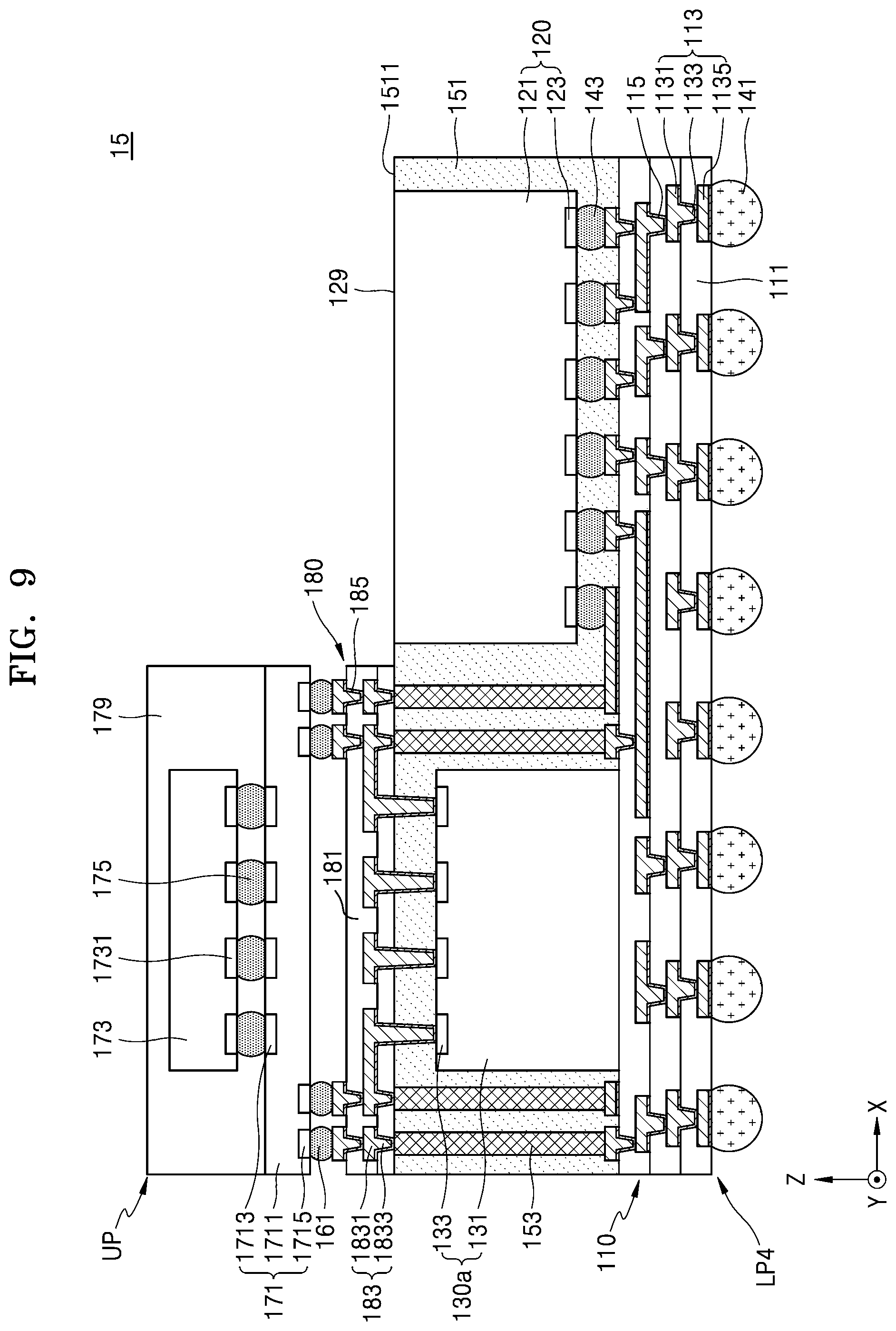 Patent US12610560 Figure 16 – Semiconductor package