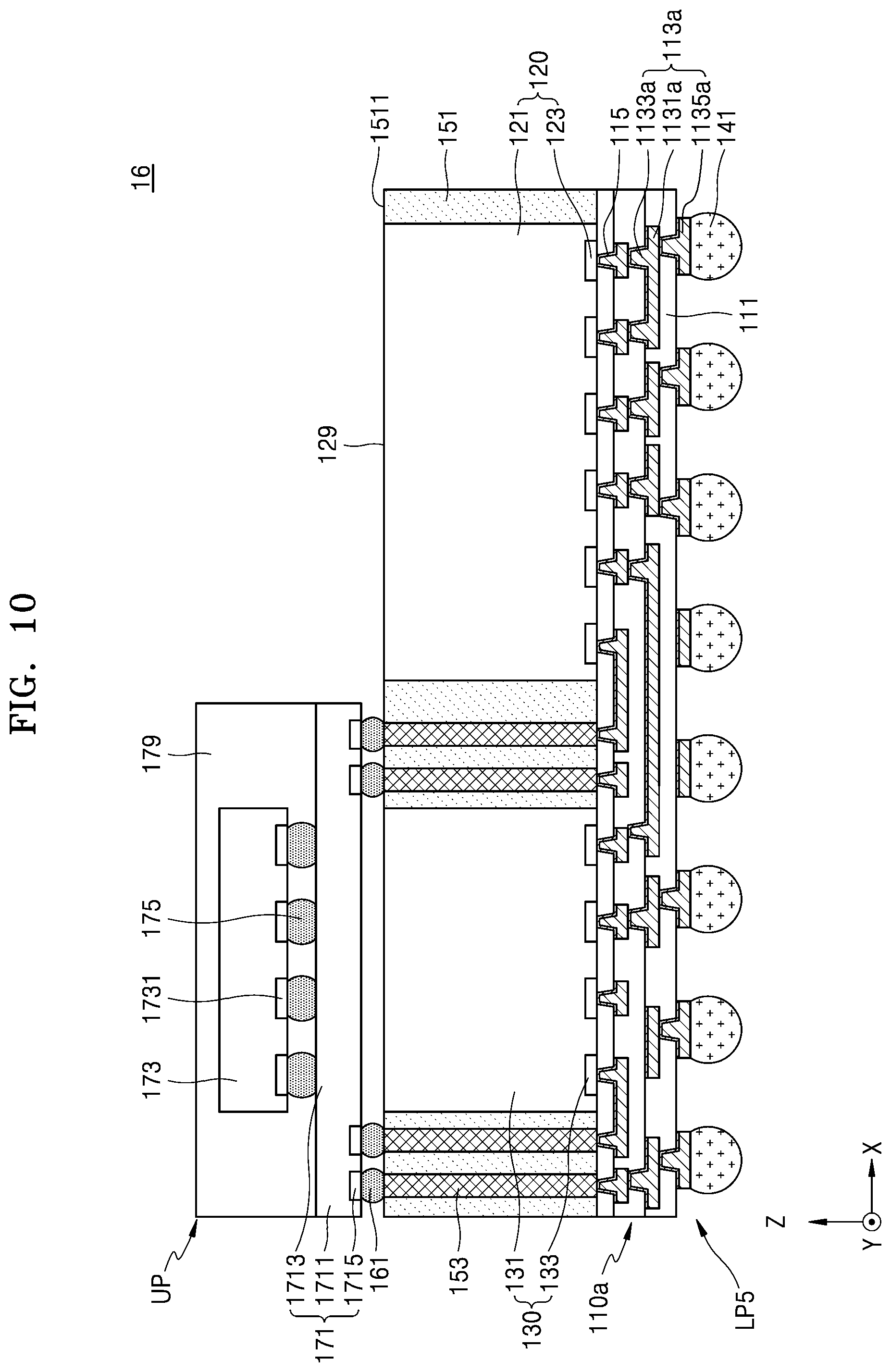 Patent US12610560 Figure 17 – Semiconductor package