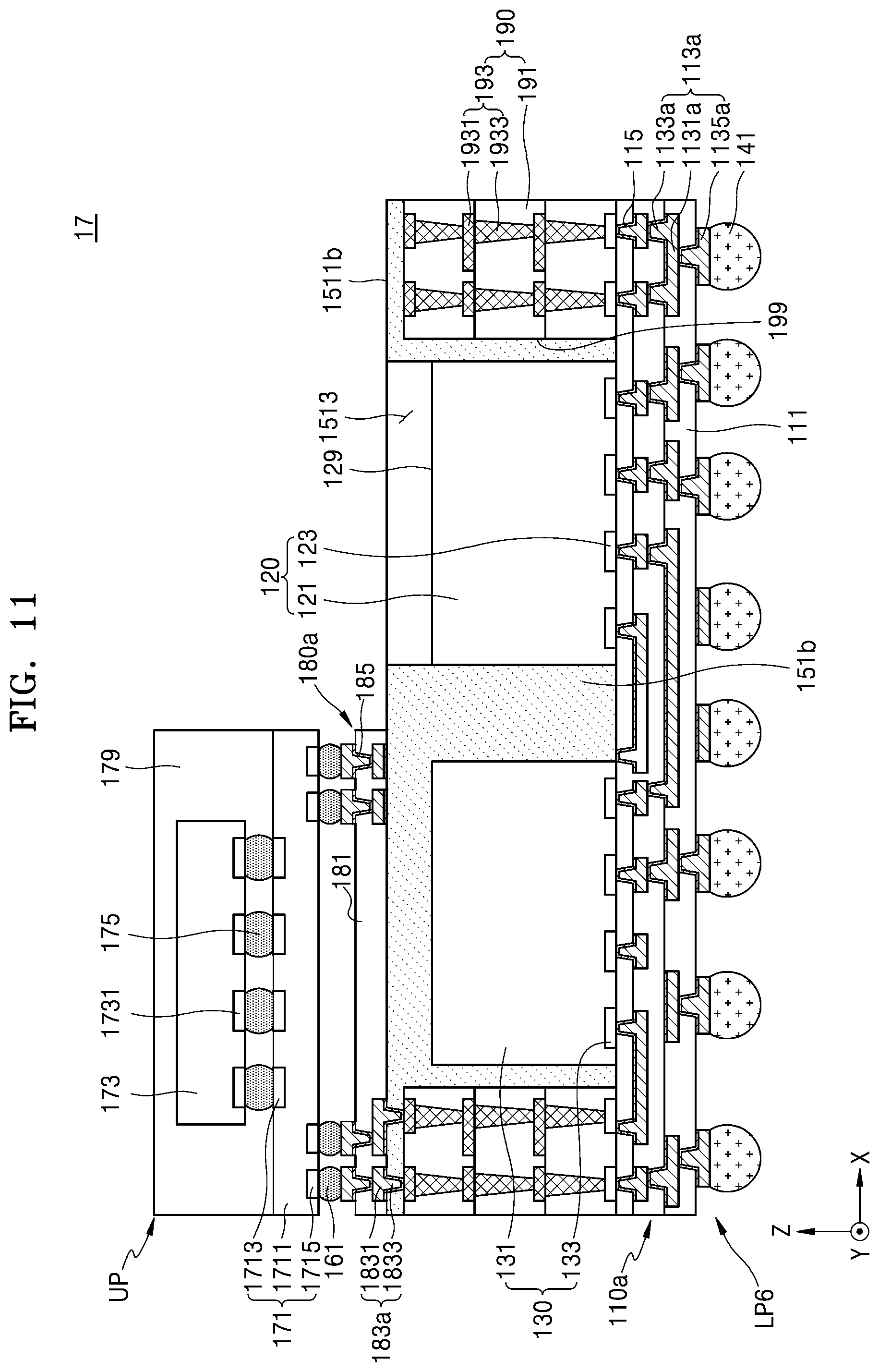 Patent US12610560 Figure 18 – Semiconductor package