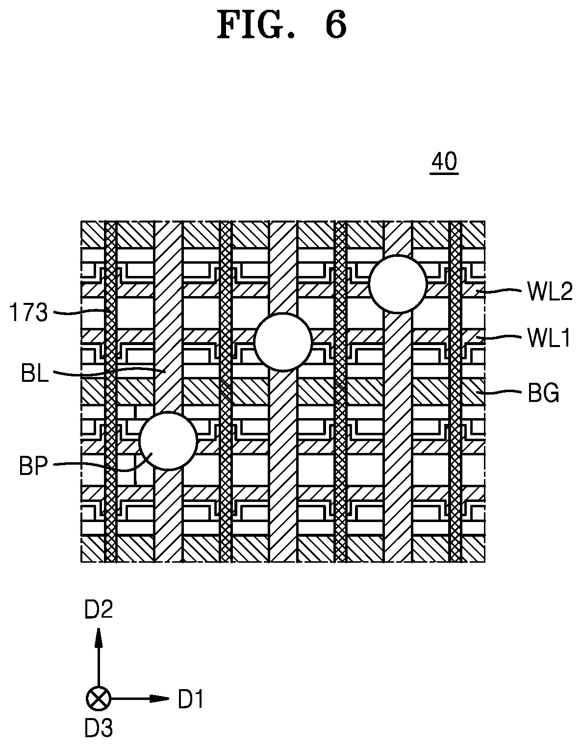Patent US12610561 Figure 6 – Method for fabricating a semiconductor device having back gate electrodes, active layers, and data lines