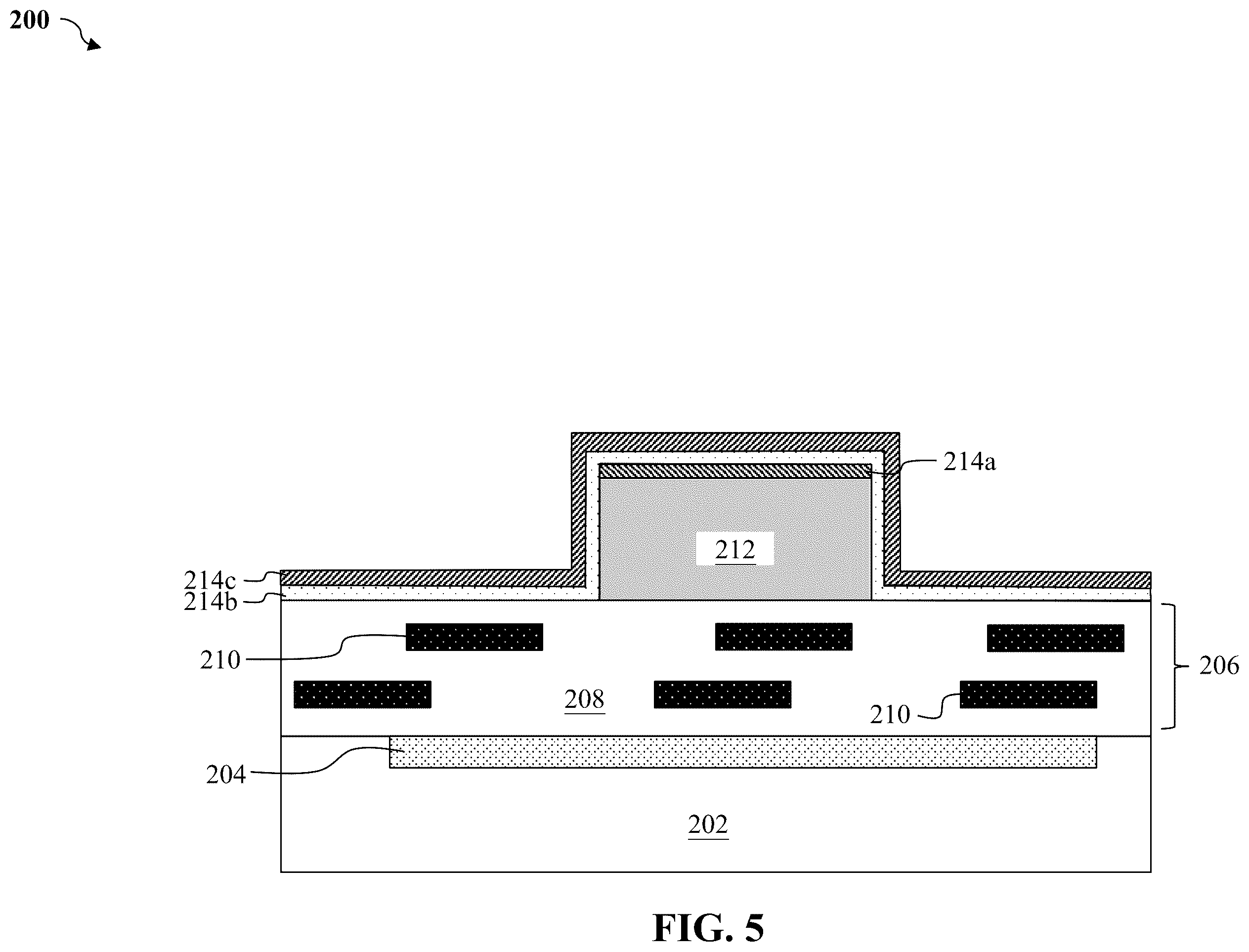Patent US12610562 Figure 5 – Methods of forming bonding structures