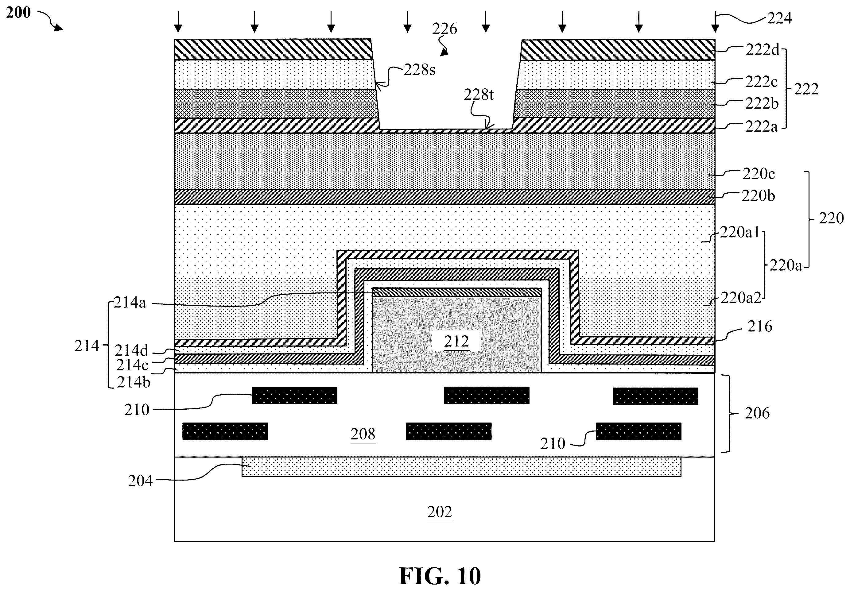 Patent US12610562 Figure 10 – Methods of forming bonding structures