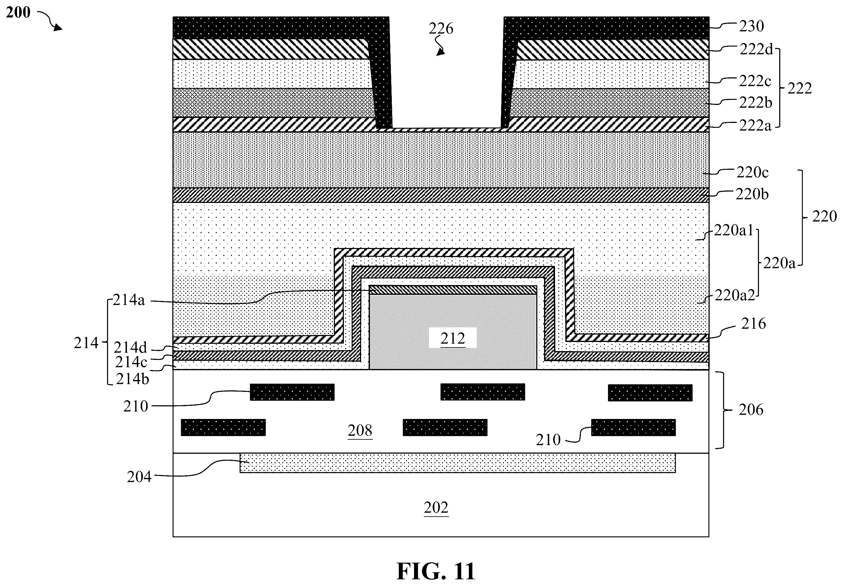 Patent US12610562 Figure 11 – Methods of forming bonding structures