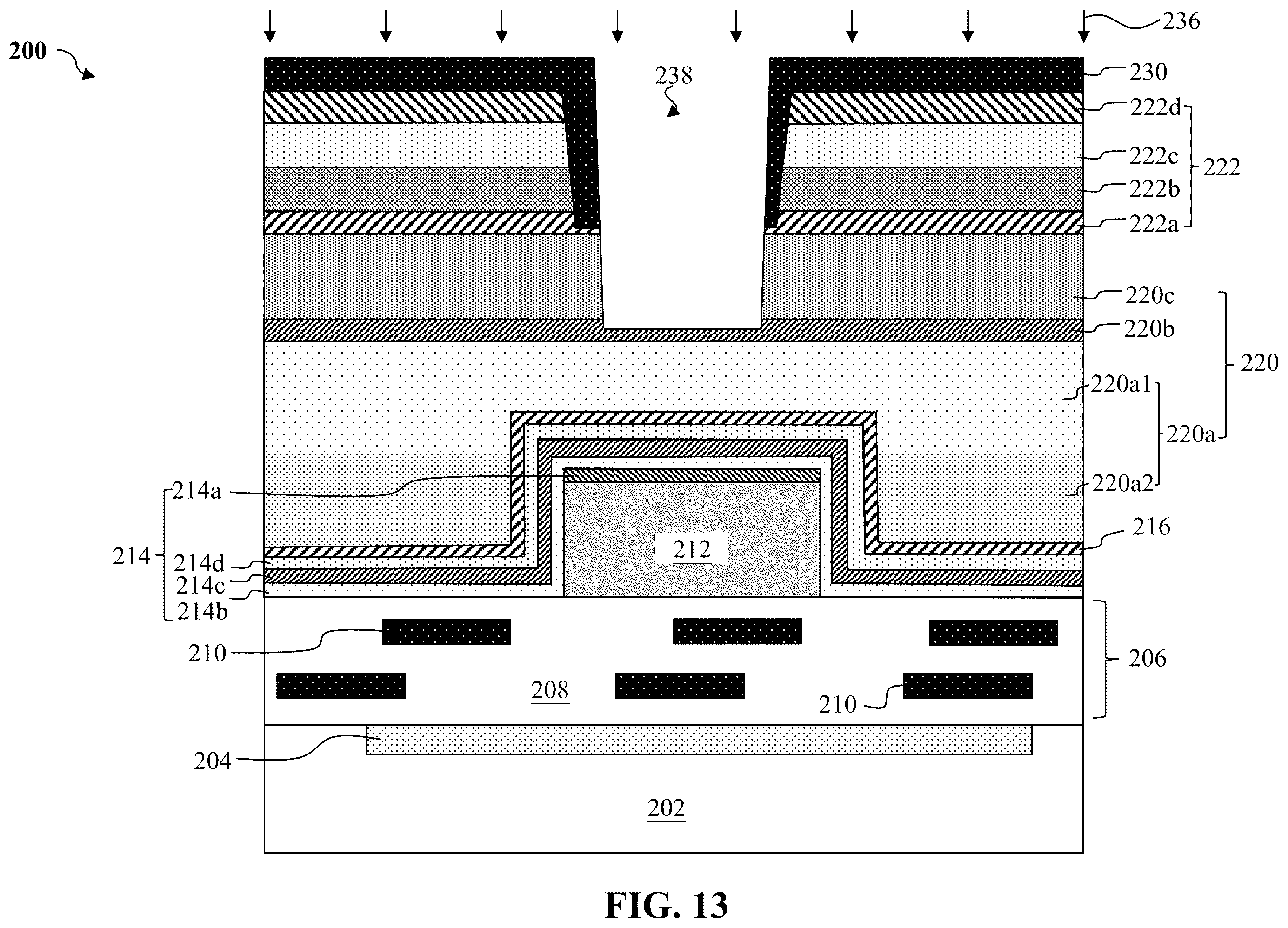 Patent US12610562 Figure 13 – Methods of forming bonding structures