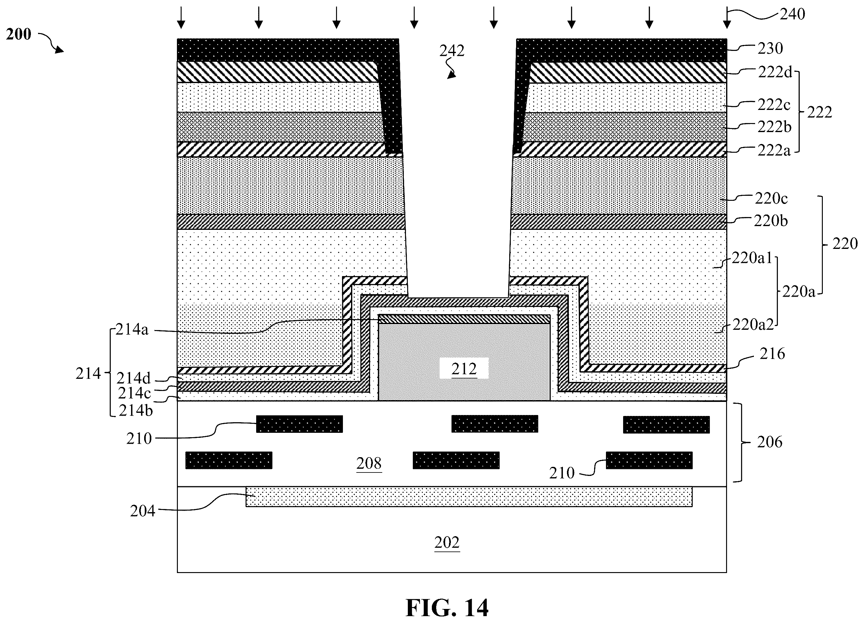 Patent US12610562 Figure 14 – Methods of forming bonding structures