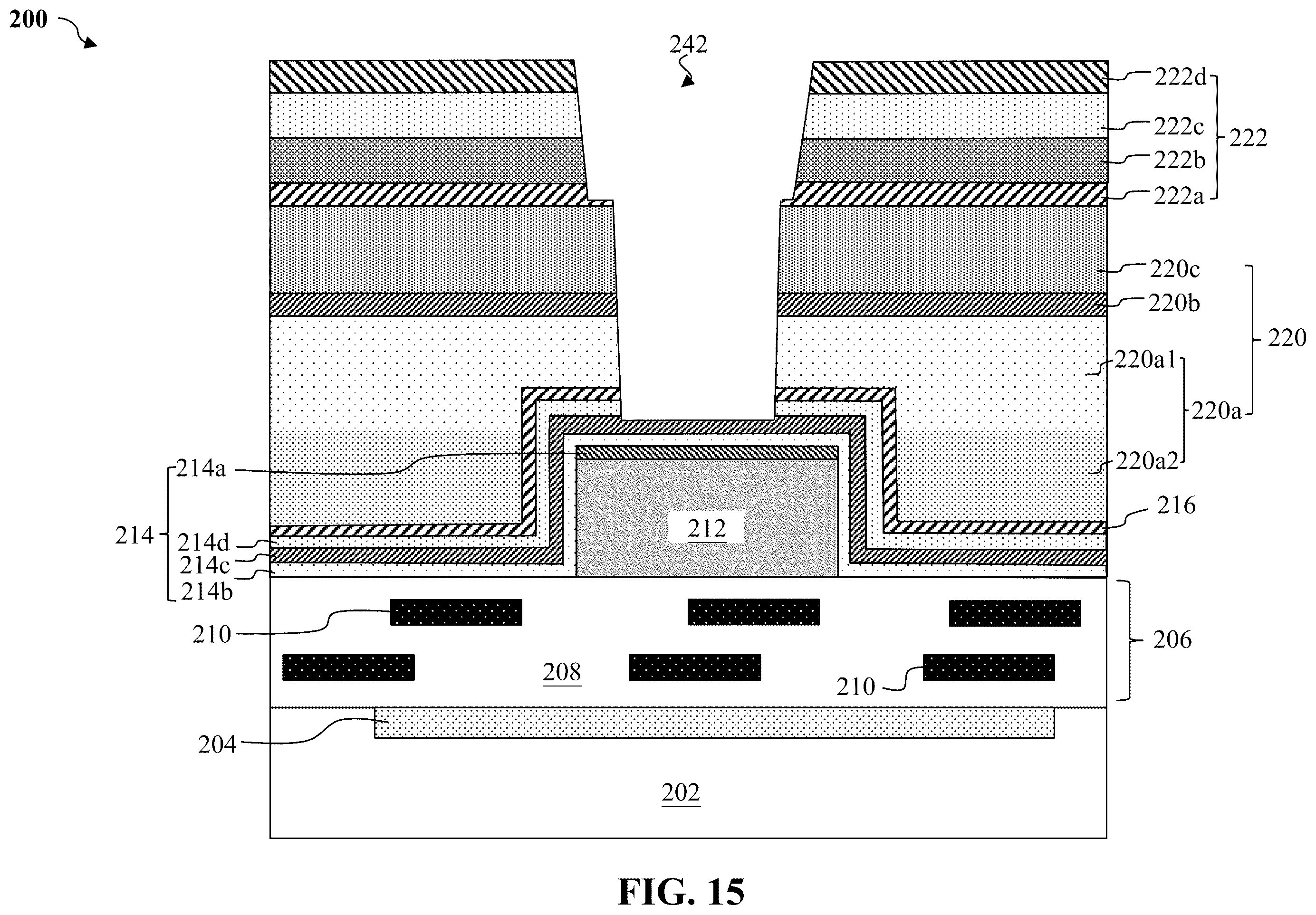 Patent US12610562 Figure 15 – Methods of forming bonding structures